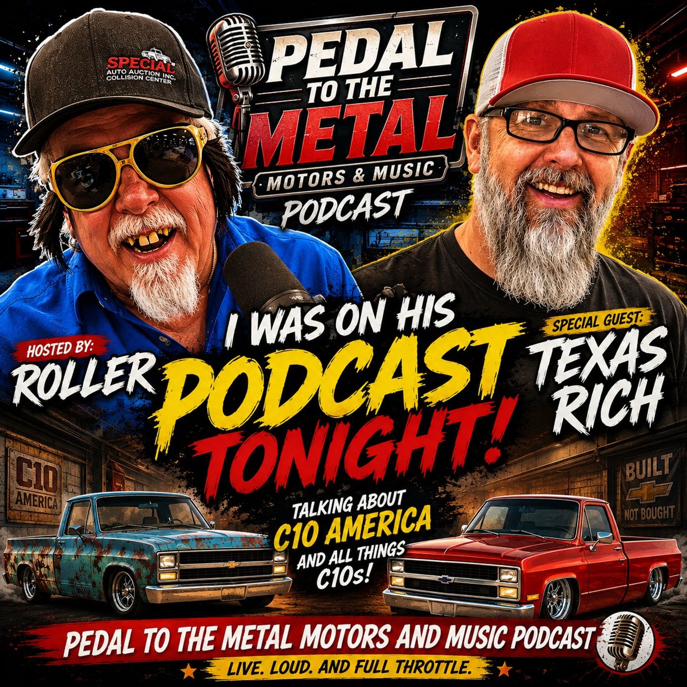 Texas Rich Featured on Pedal to the Metal Motors & Music Podcast