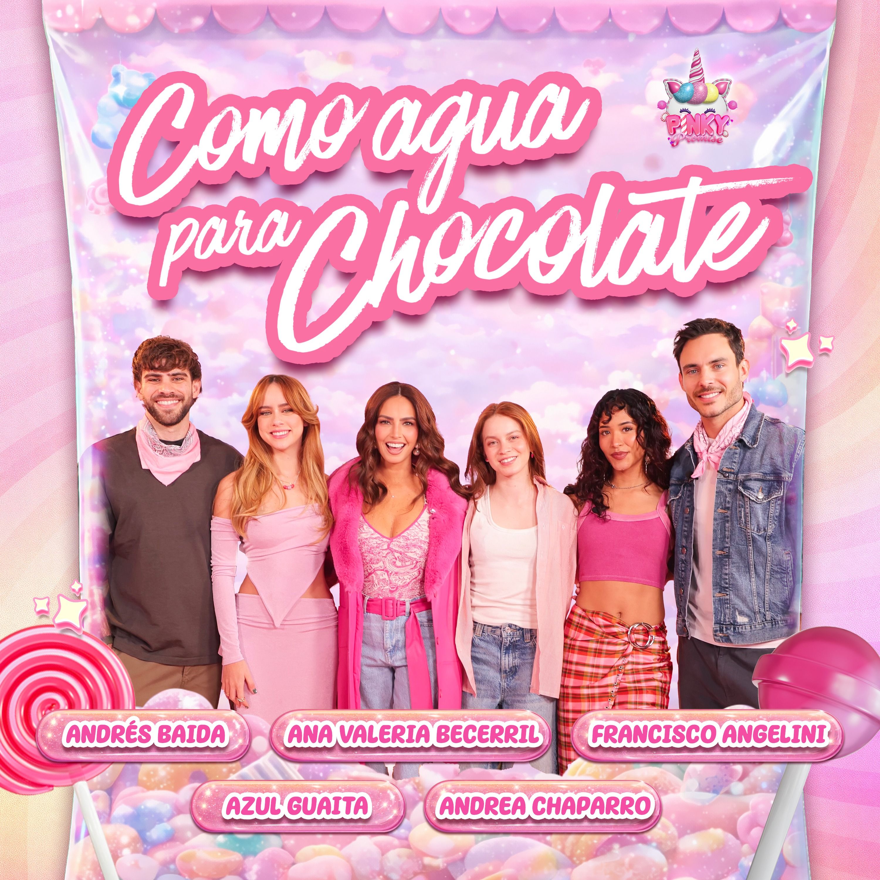 🚨 Azul Guaita, Andrea Chaparro, Ana Valeria, Andrés Baida y Francisco Angelini en Pinky Promise T. 9 - Ep. 3