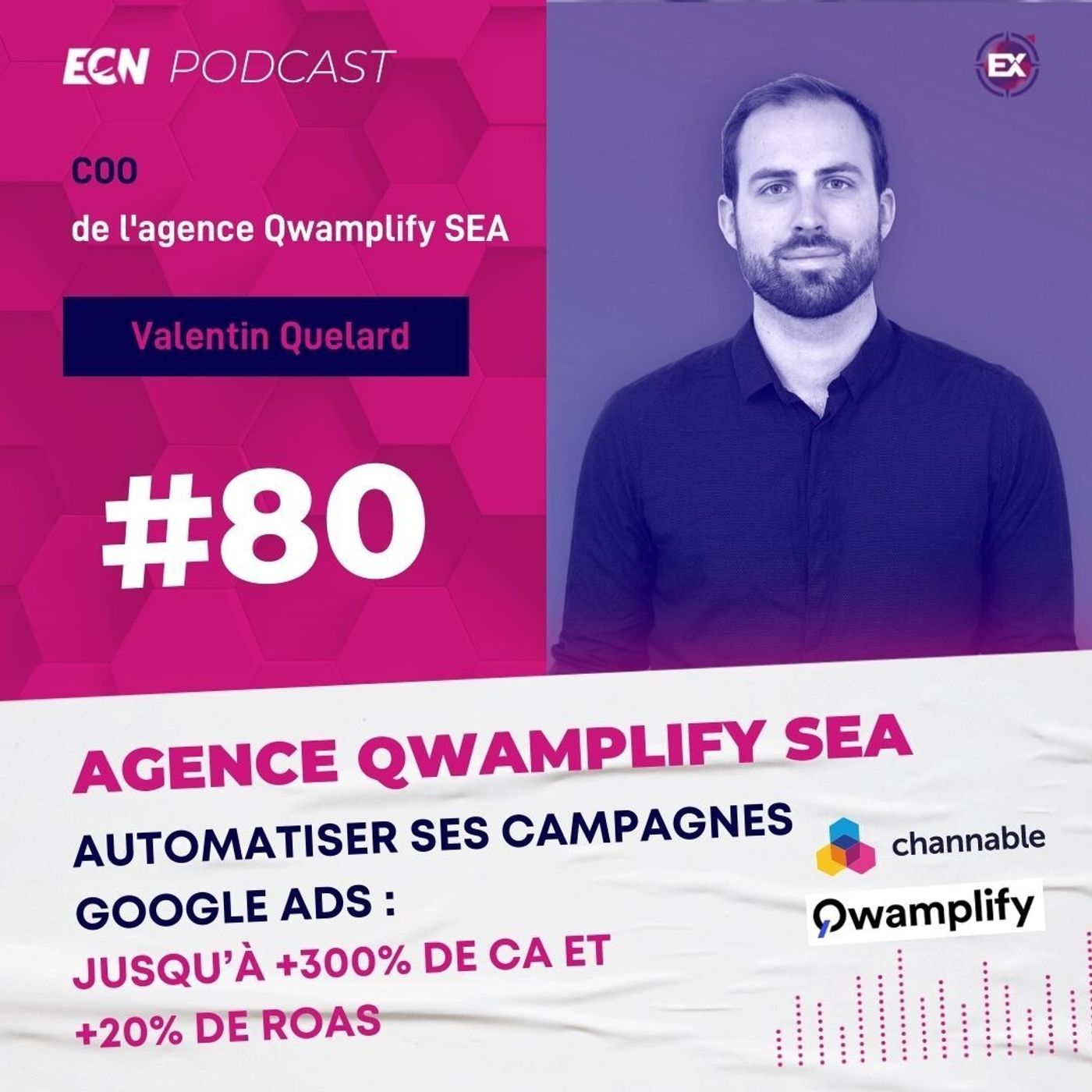cover of episode #80 Automatiser ses campagnes Google Ads : jusqu’à +300% de CA et +20% de ROAS - Les Explorateurs E-Commerce Nation