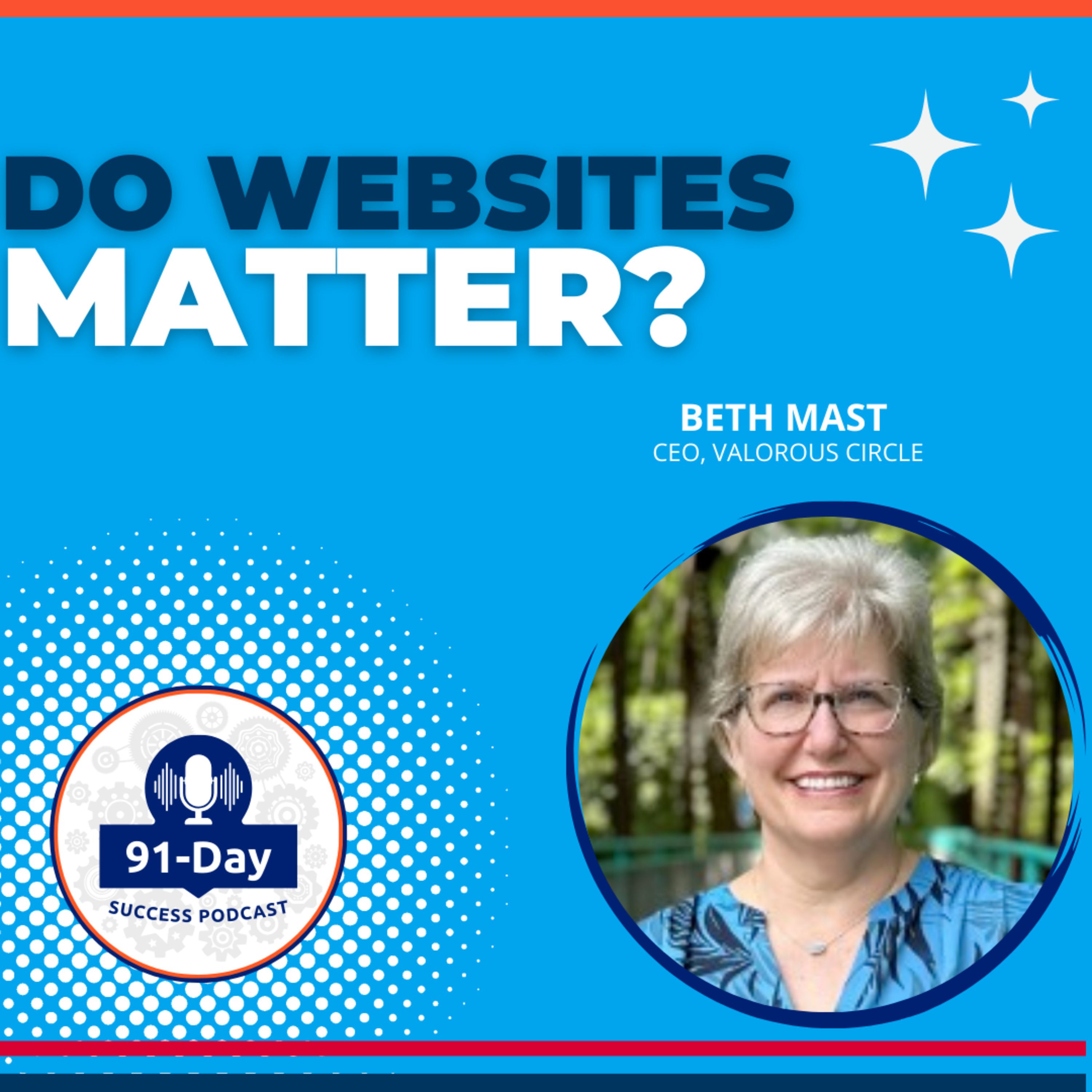 91-Day Success Podcast, Do Websites Still Matter in 2024? with Beth Mast from Valorous Circle