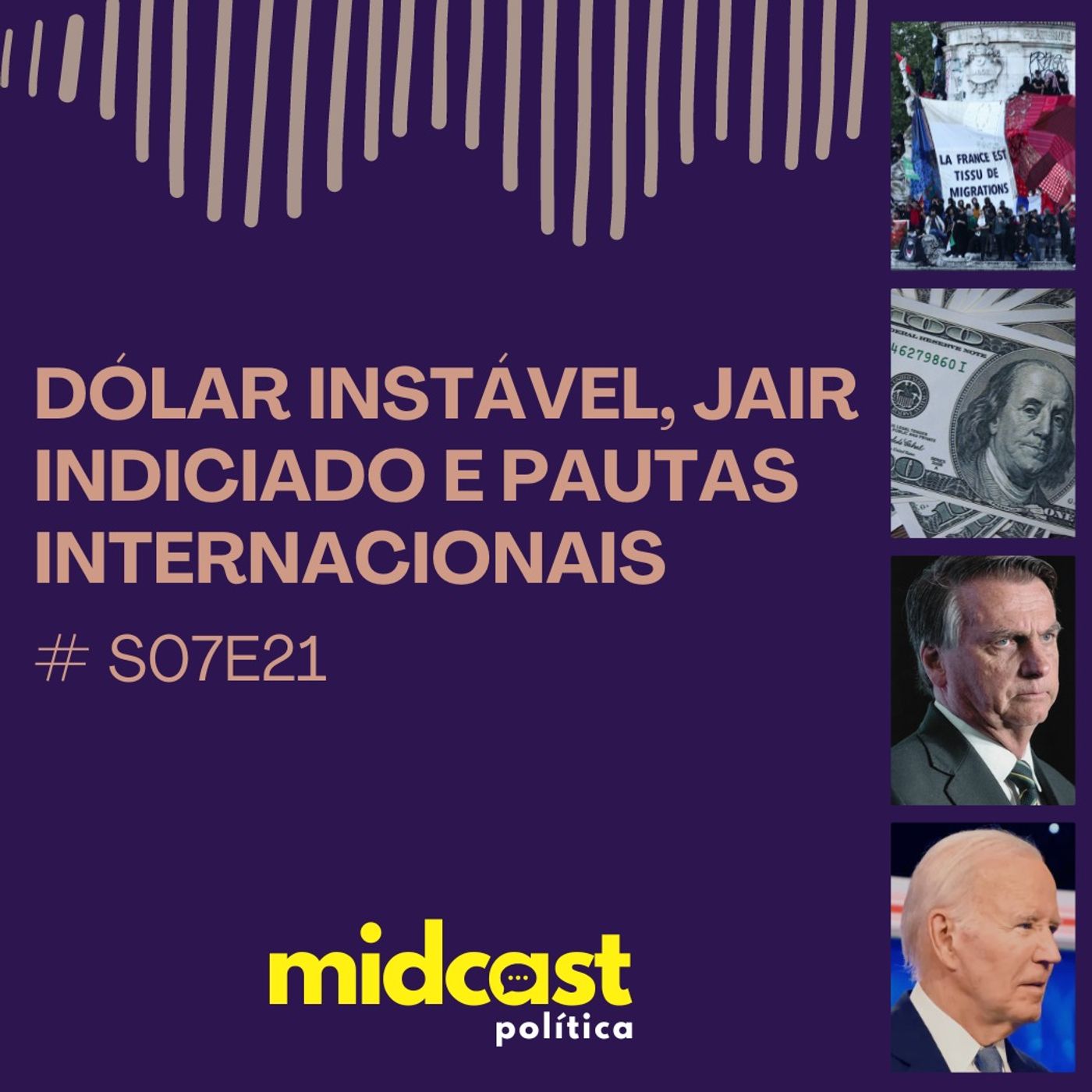 S07E21 - Dólar Instável, Jair Indiciado e Pautas Internacionais