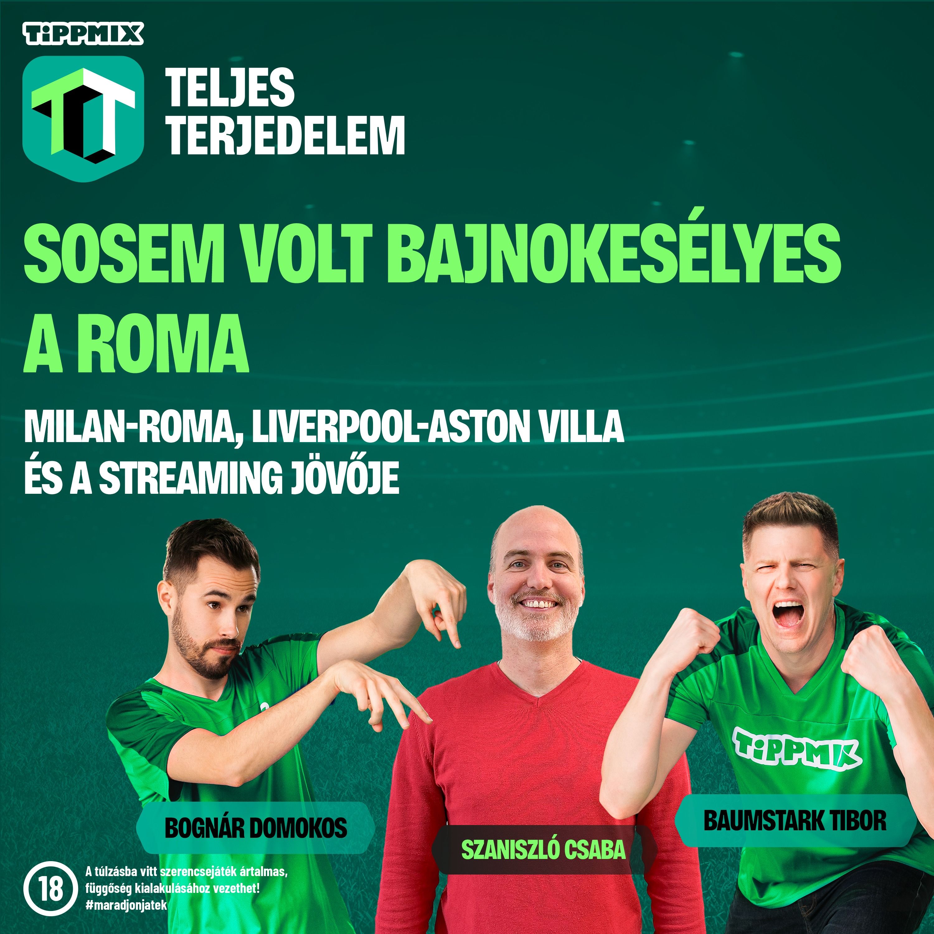 Sosem volt bajnokesélyes a Roma - Szaniszló Csaba | Milan-Roma [Tippmix Teljes Terjedelem 016]