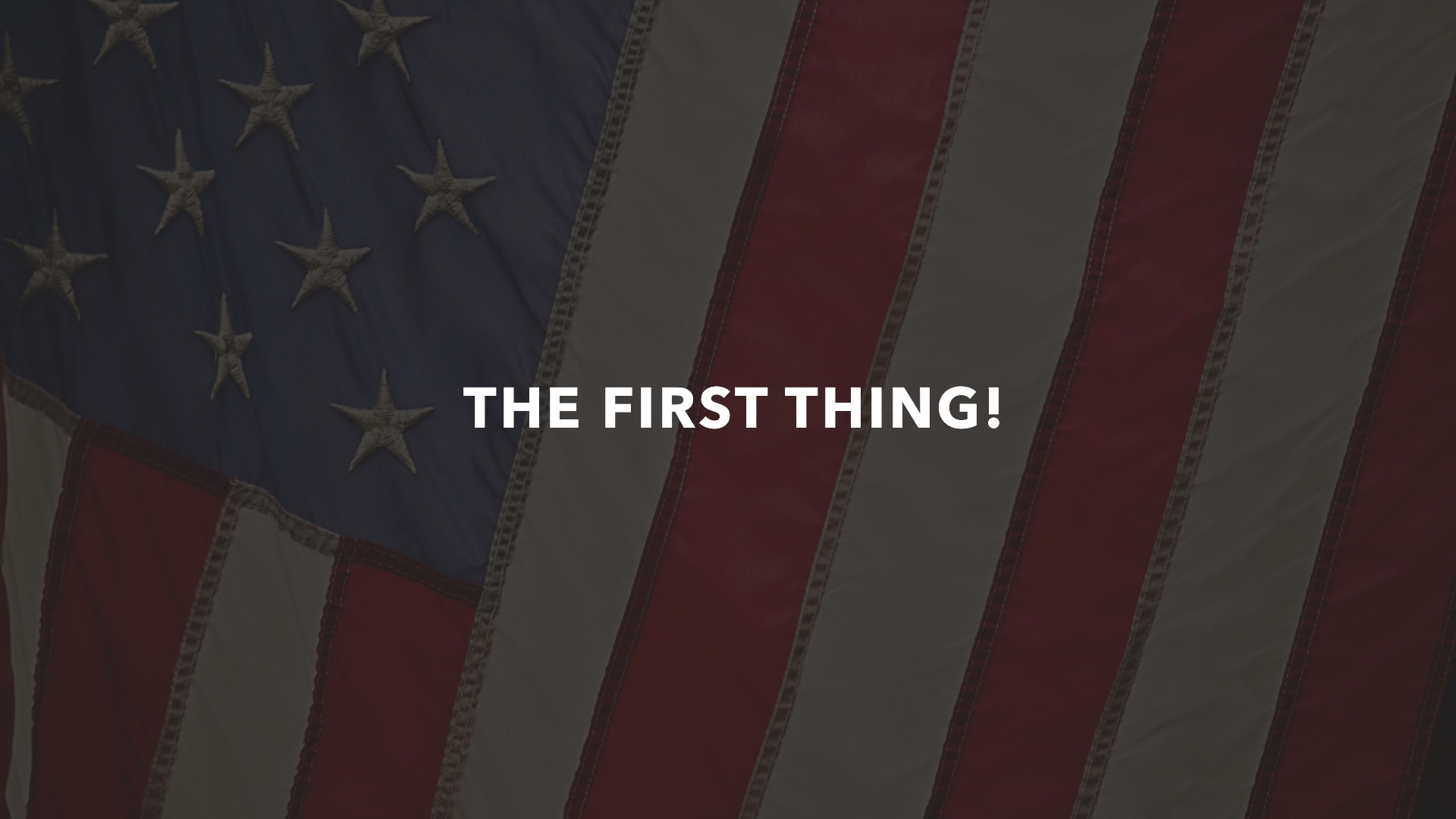 The First Thing episode artwork