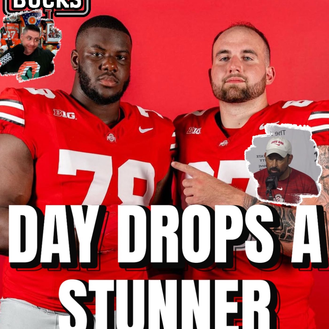 Ryan Day's potentially Huge shakeup on the offensive line. Big Gameday changes episode artwork