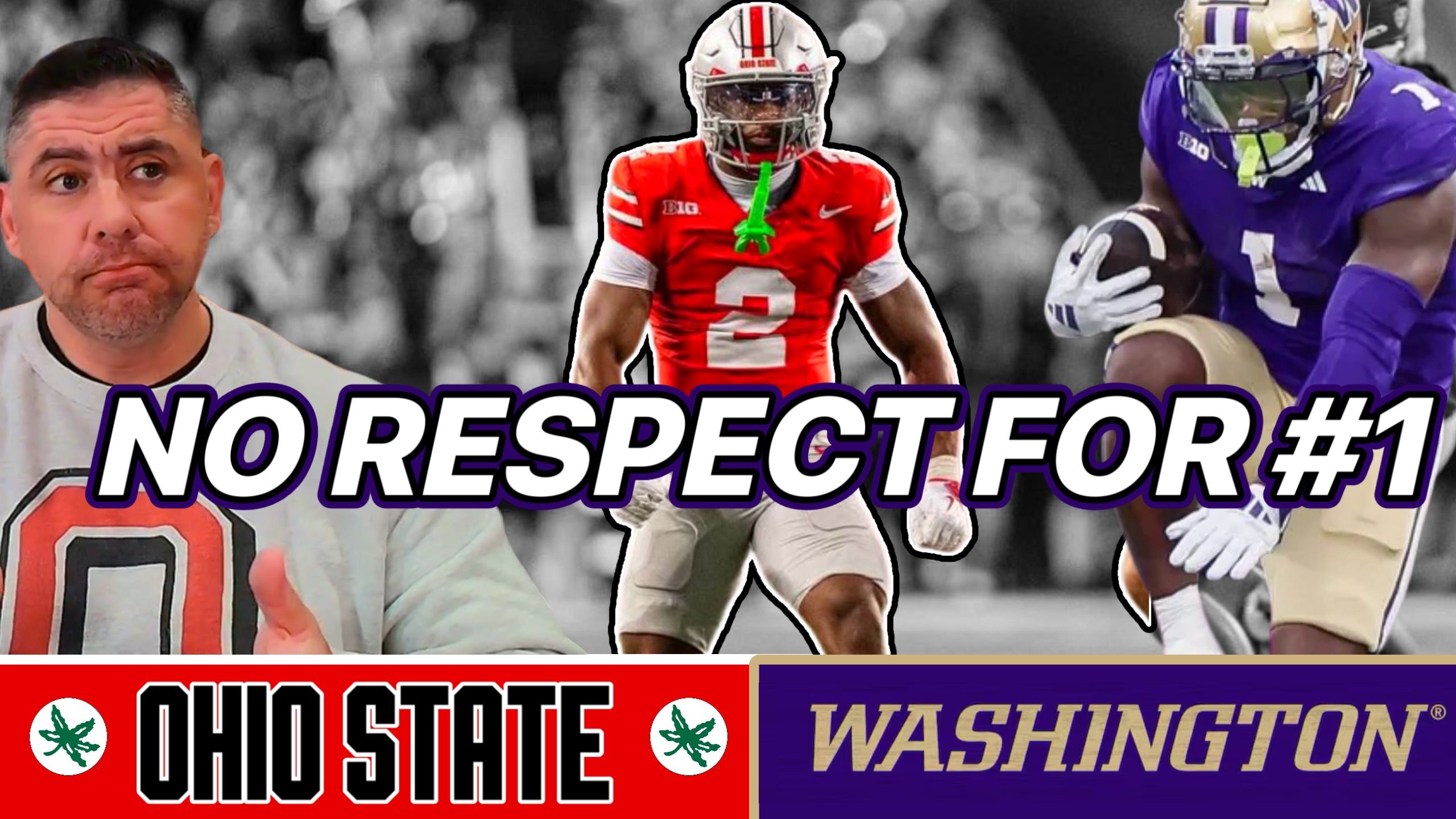 Ohio State gets once a decade level of disrespect from the media and public. Will make UW pay episode artwork