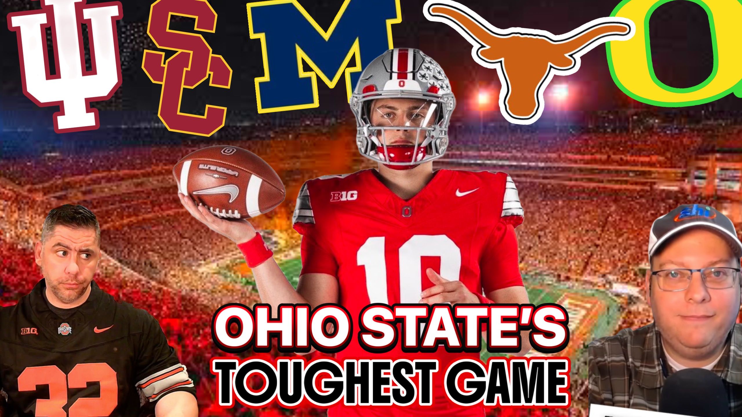 Juck & Tony Gerdeman talk Buckeyes Biggest trips and game times
