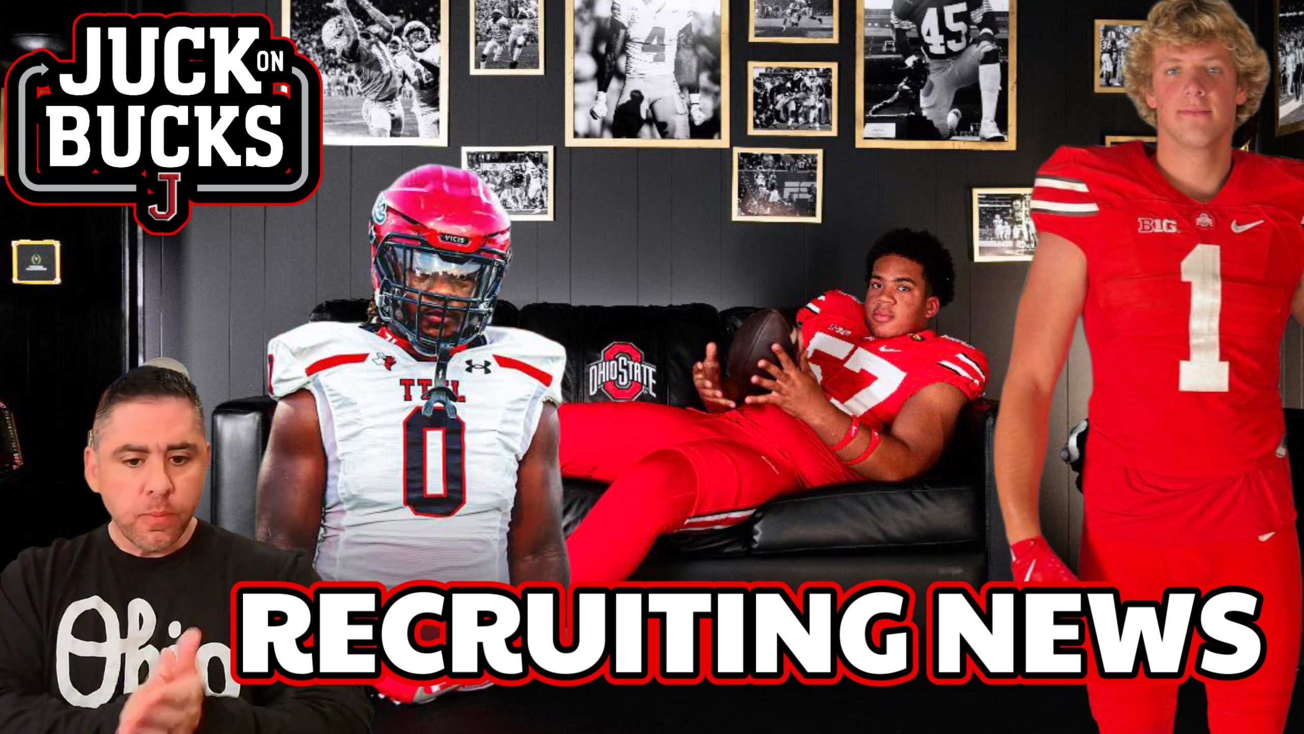 JUCKEYES RECRUITING: #1 DT announces Saturday, Ohio State losing 2 guys?! episode artwork