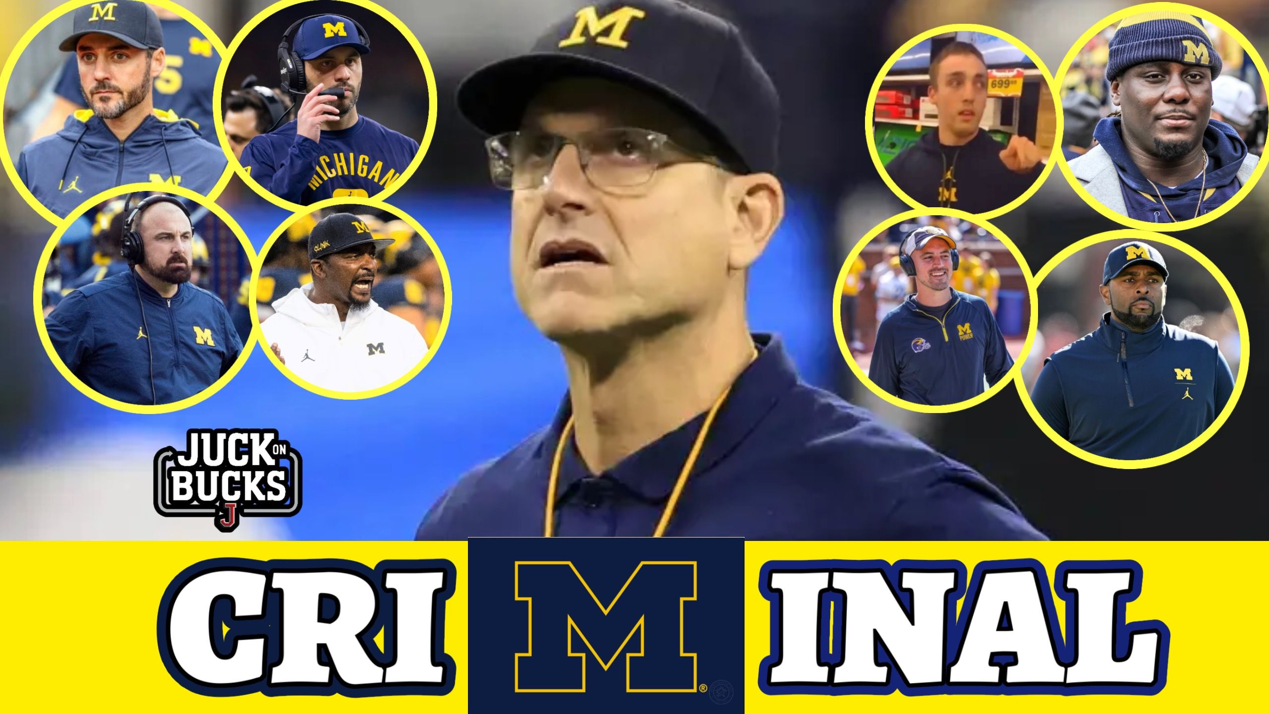 MICHIGAN PENALTIES COME DOWN ON 2 COACHES. Portal/Recruiting update episode artwork