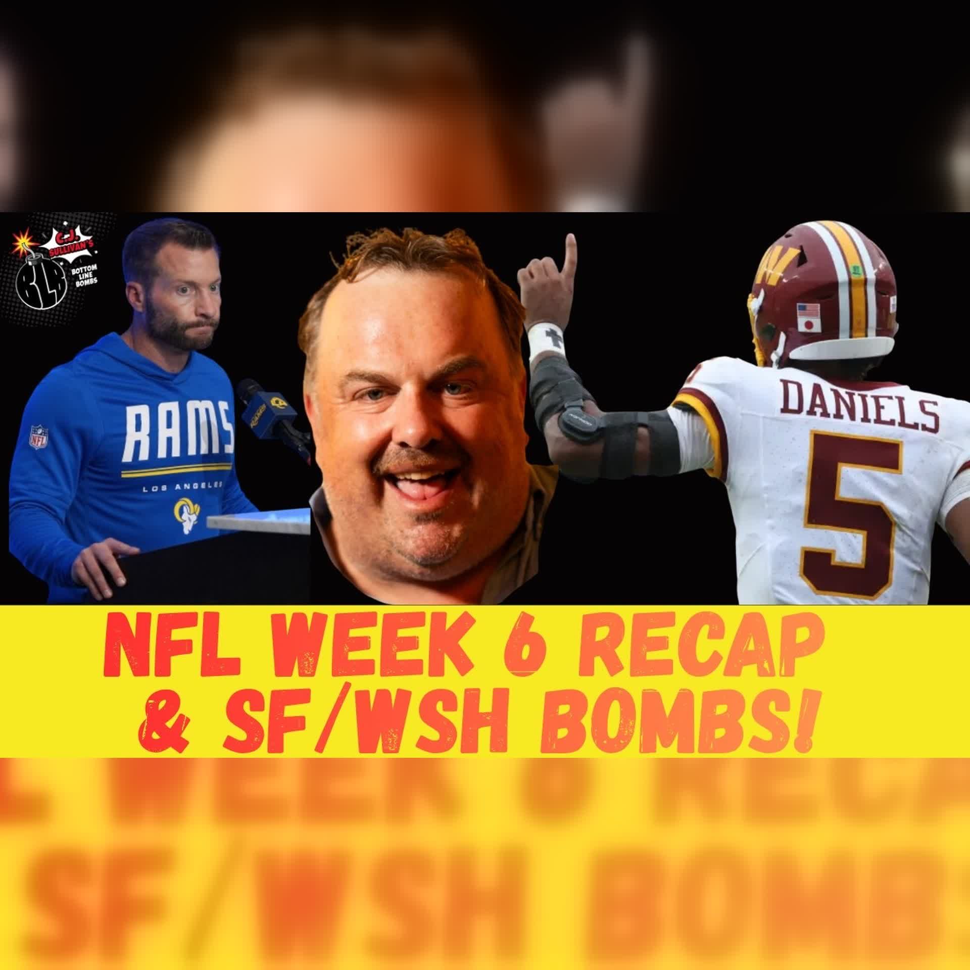 NFL Week 6 Recap & SF/WAS MNF Bombs! (Ep. 385) episode artwork
