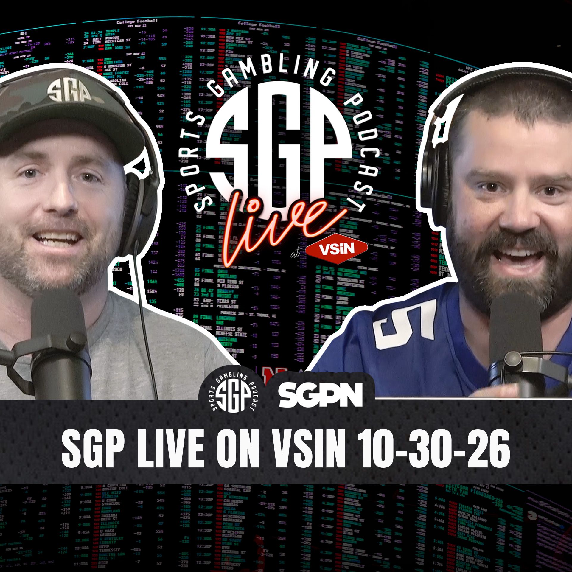 Sports Gambling Podcast LIVE On VSIN (10-30-26) | SGP Live on VSIN