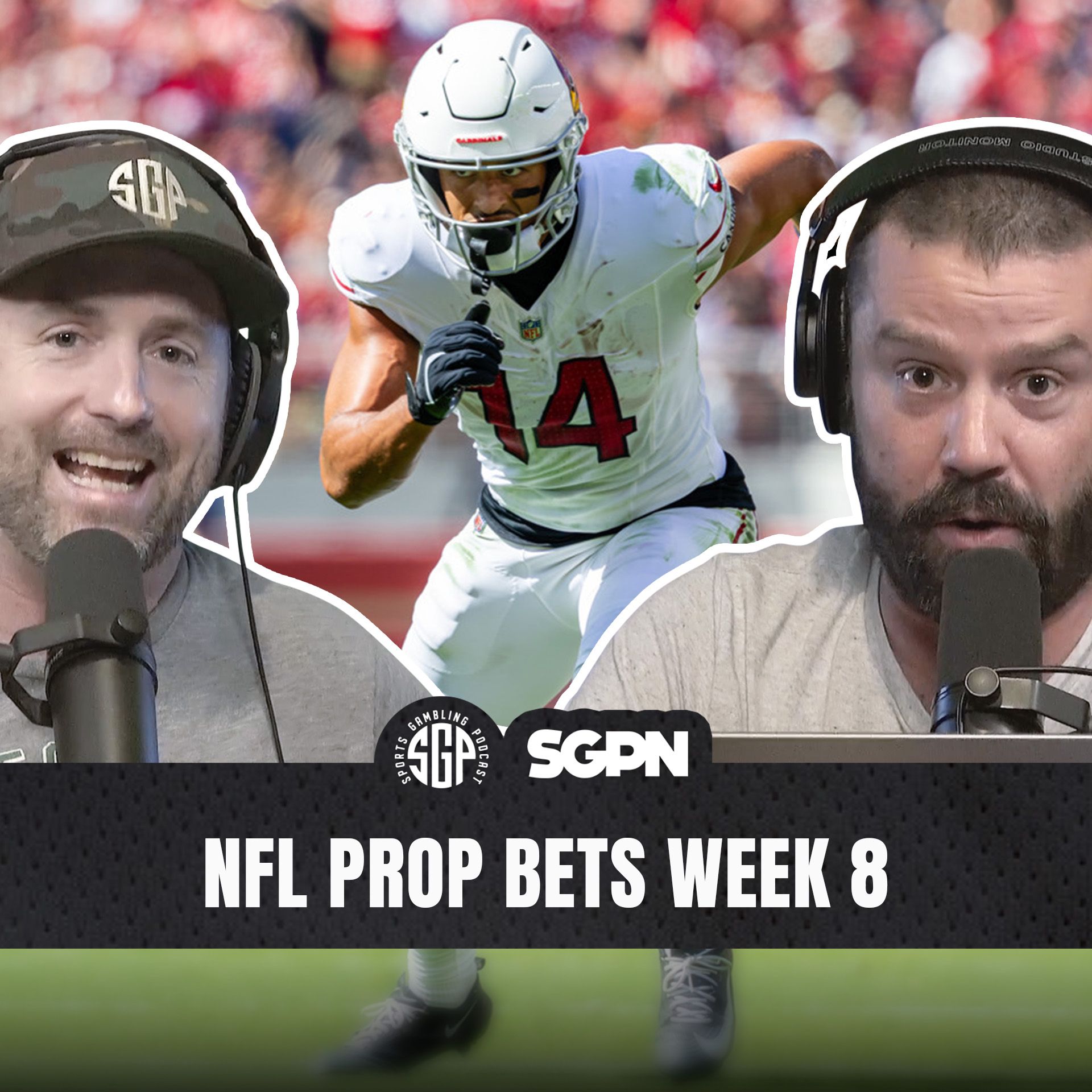 NFL Prop Bets Week 8 | Sports Gambling Podcast (Ep. 2717)