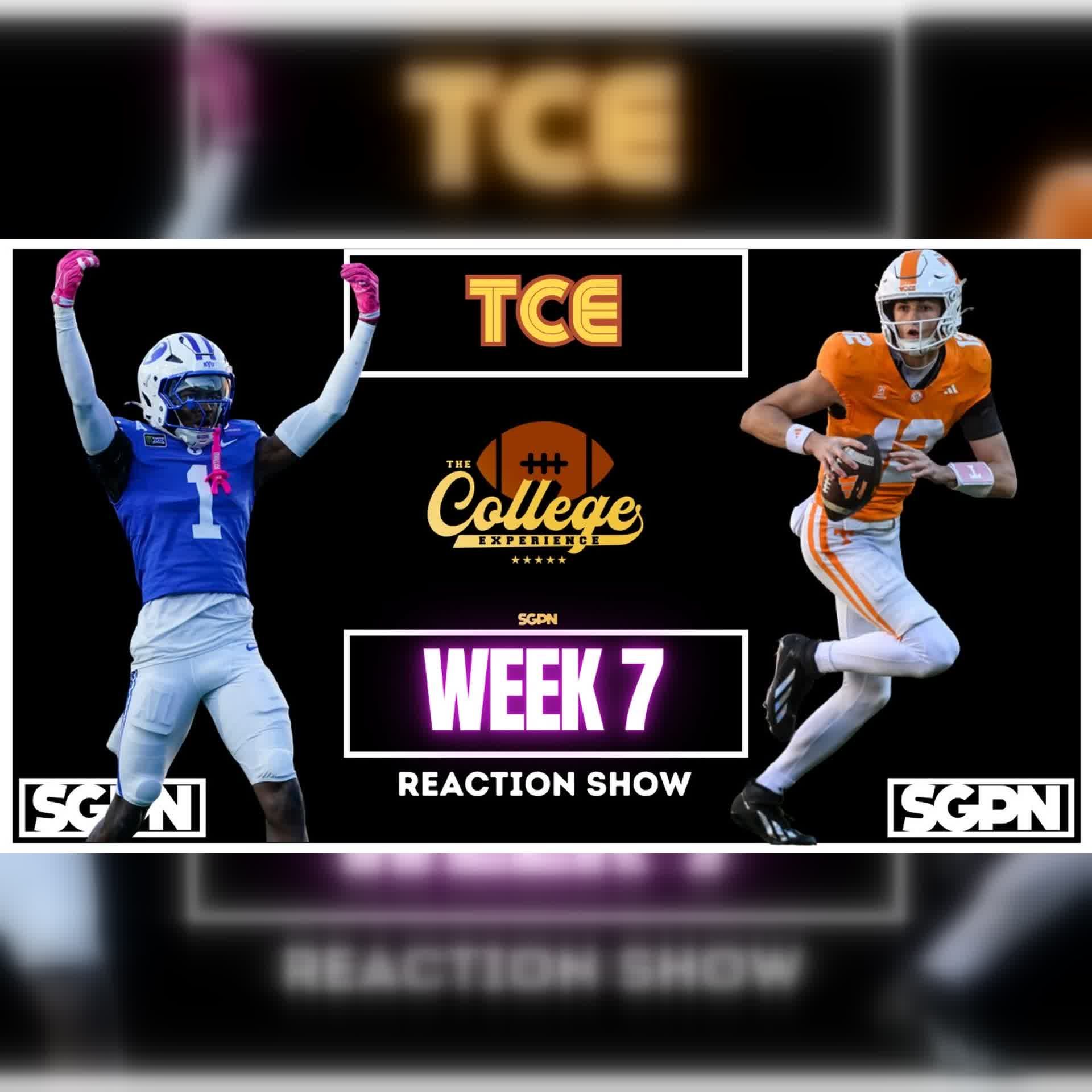 College Football Week 7 Reaction Show | The College Football Experience (Ep. 3189) episode artwork