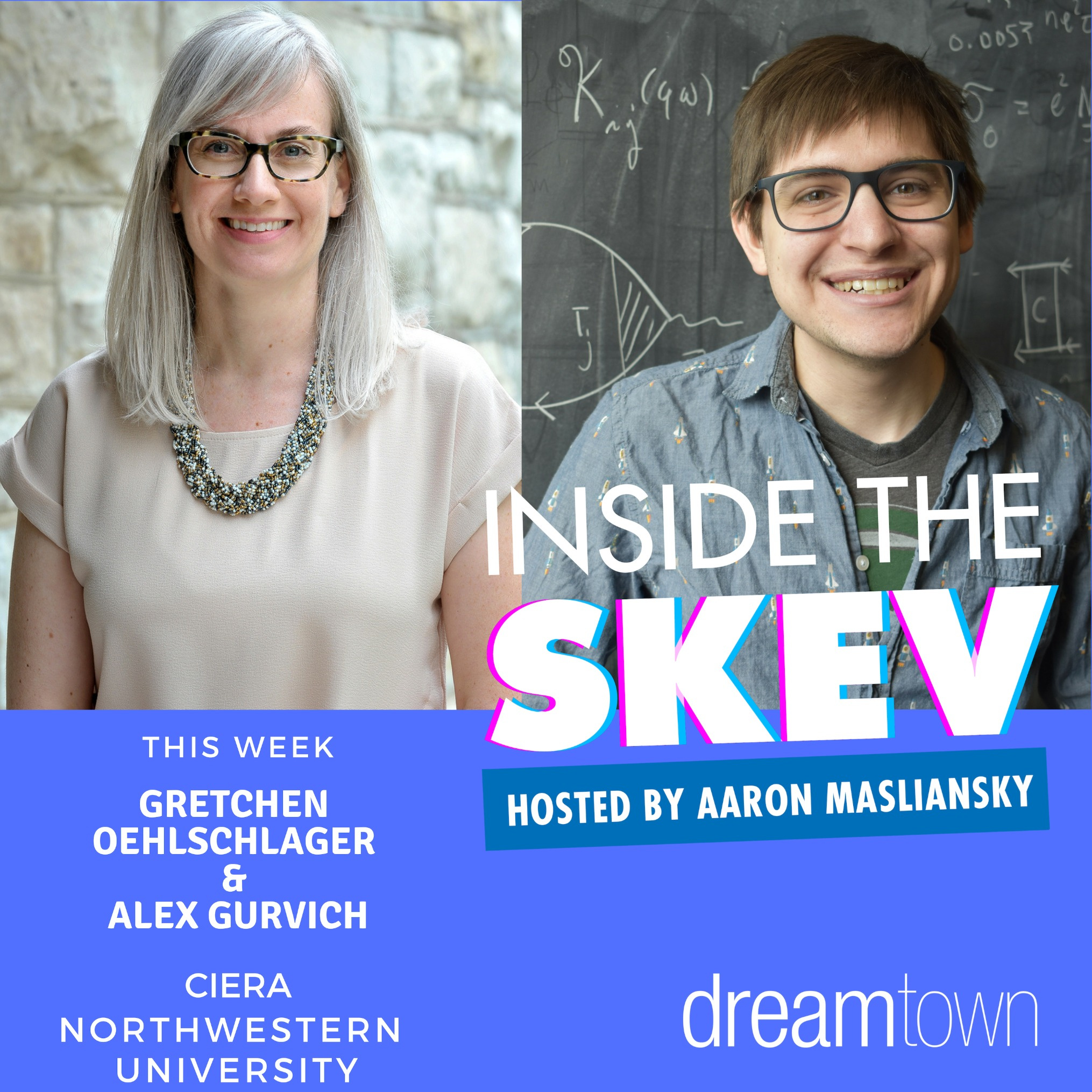 Gretchen Oehlschlager and Alex Gurvich from CIERA-Out of this World at Northwestern