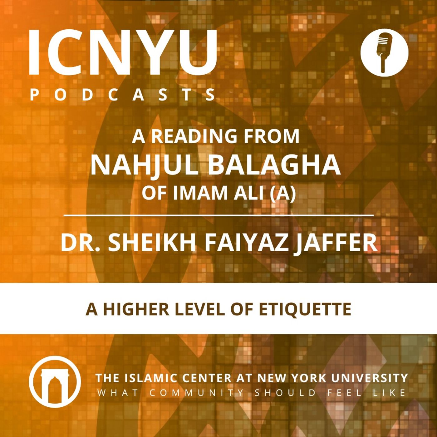 A Higher Level of Etiquette: A Reading from Nahjul Balagha of Imam Ali (a) | Dr. Sheikh Faiyaz Jaffer | 8 17.2023