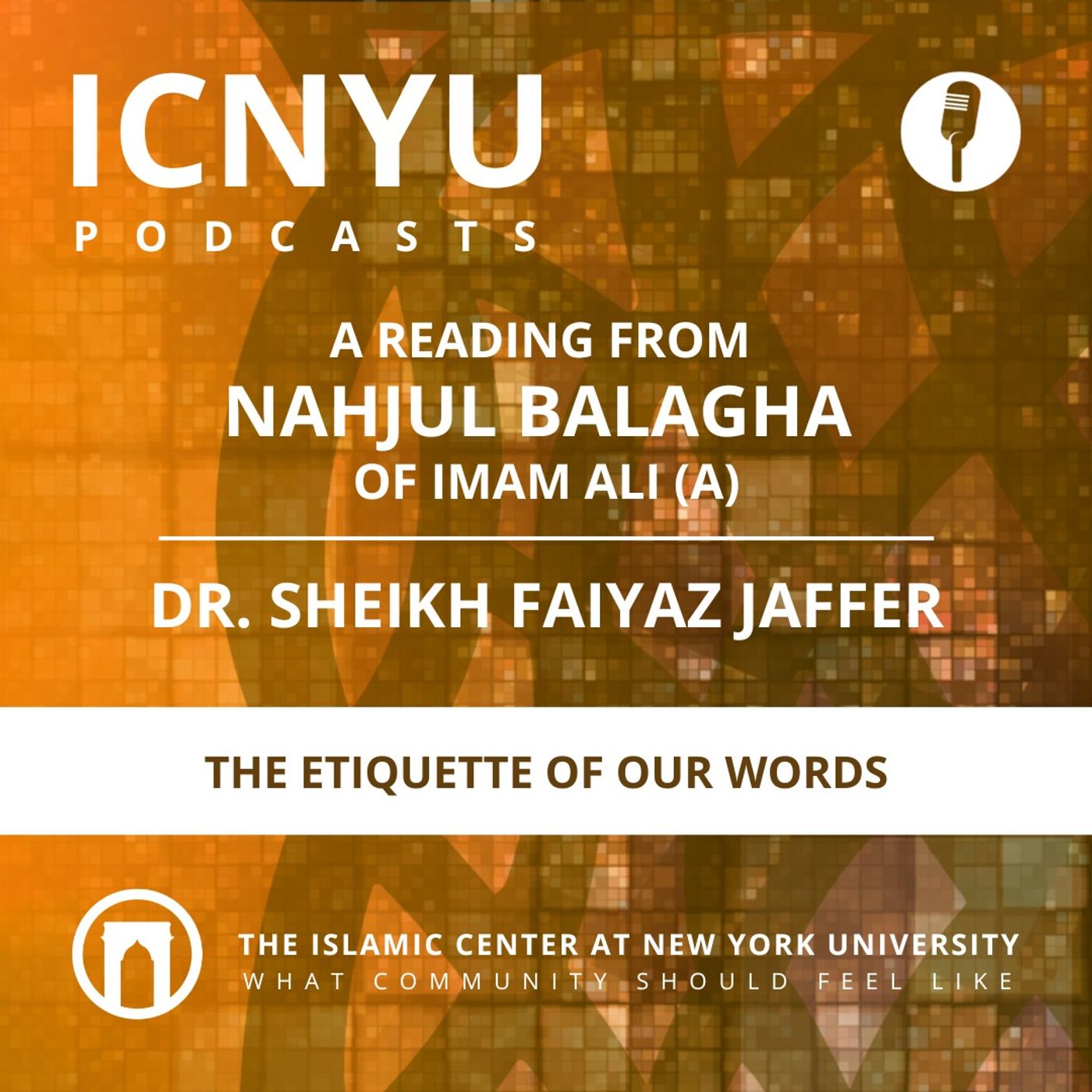 The Etiquette of Our Words: A Reading from Nahjul Balagha of Imam Ali (a) | Dr. Sheikh Faiyaz Jaffer | 8.24.2023