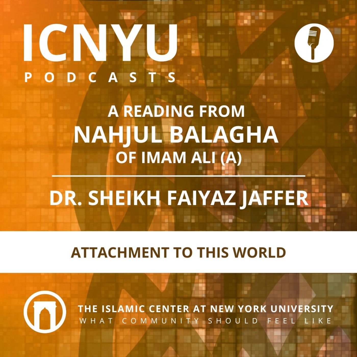 Attachment to this World: A Reading from Nahjul Balagha of Imam Ali (a) | Dr. Sh. Faiyaz Jaffer | 8.10.2023