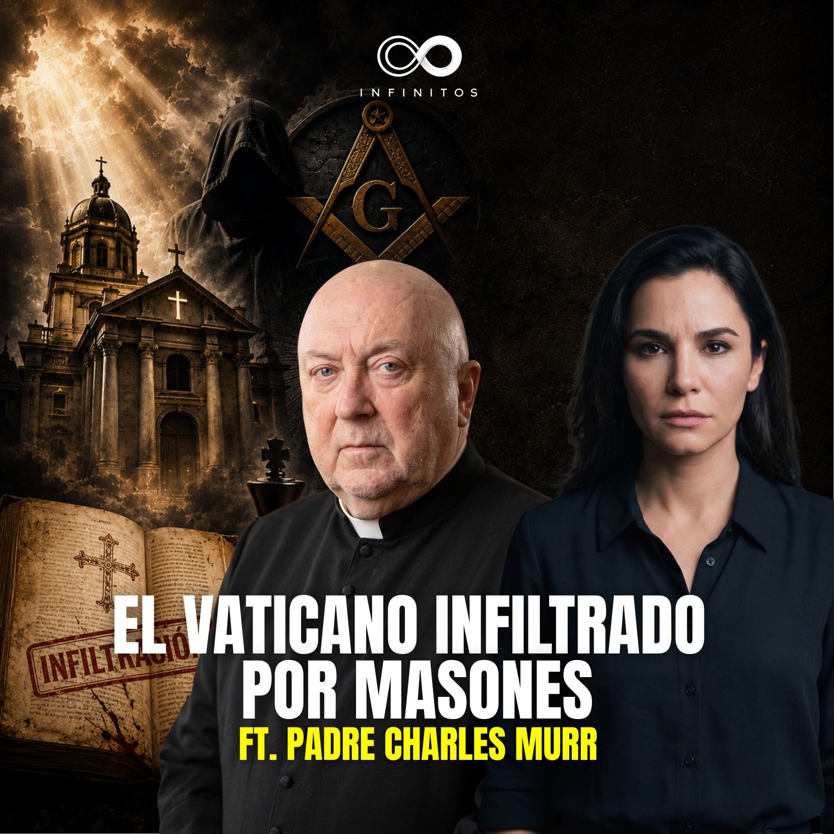 MASONES EN EL VATICANO ¿Cómo lograron infiltrarse en la Iglesia? ft. Padre Charles Murr | Infinitos con Martha Higareda