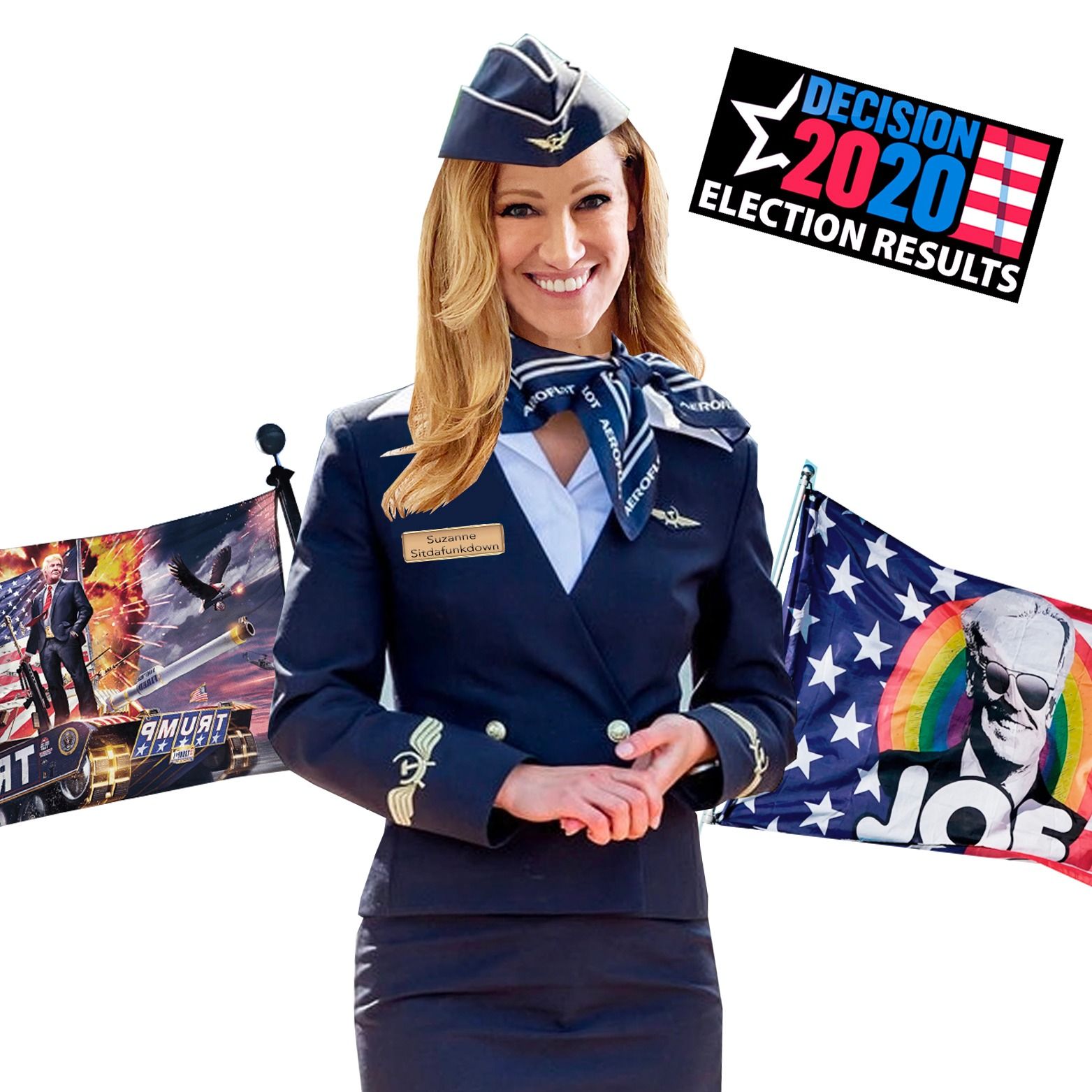 Comedy: 2020 Election Results On Hysterically Long Flight