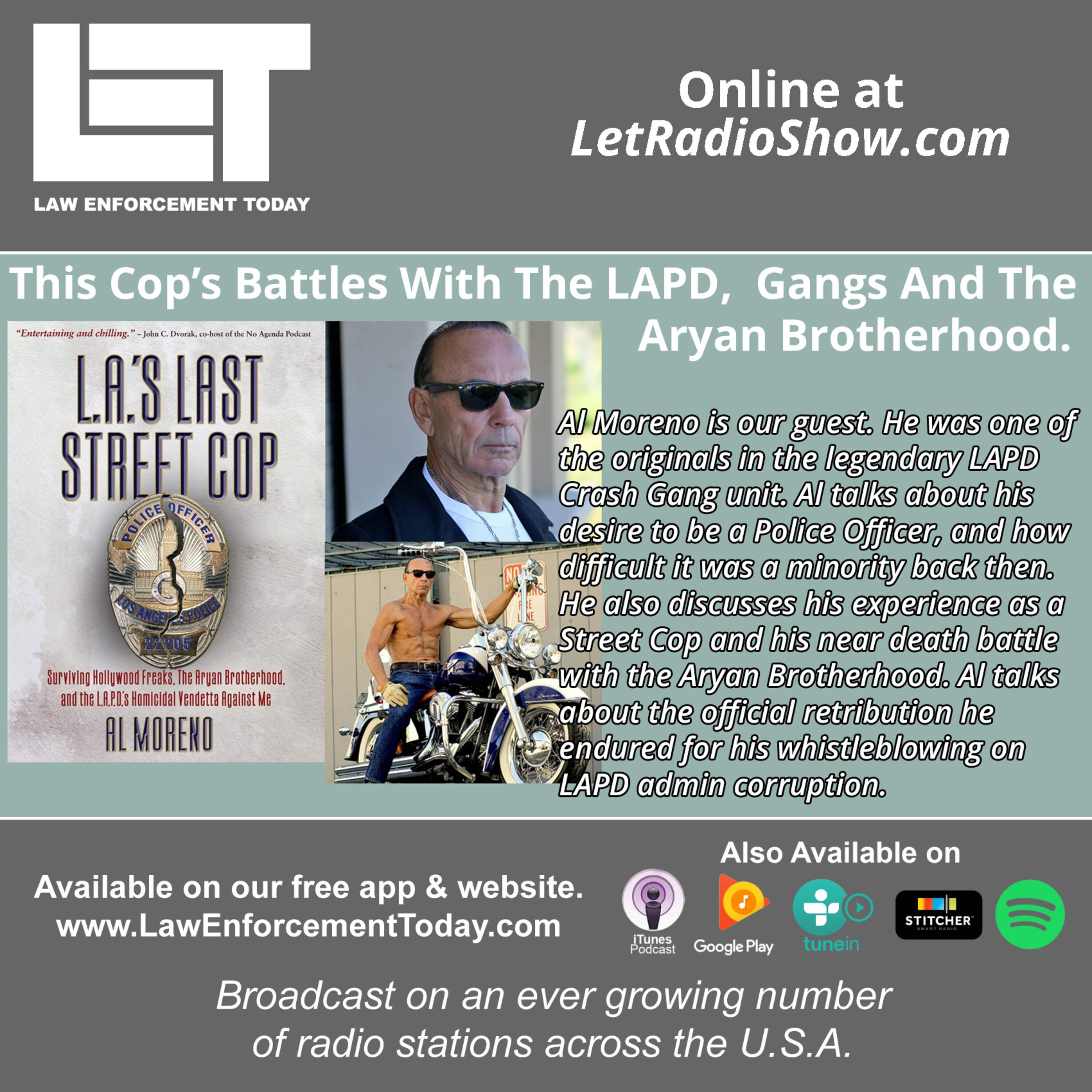 From Blue to Brave: A Cop's Battle Against Gangs, The Aryan Brotherhood, Hate, and Corruption in the LAPD.