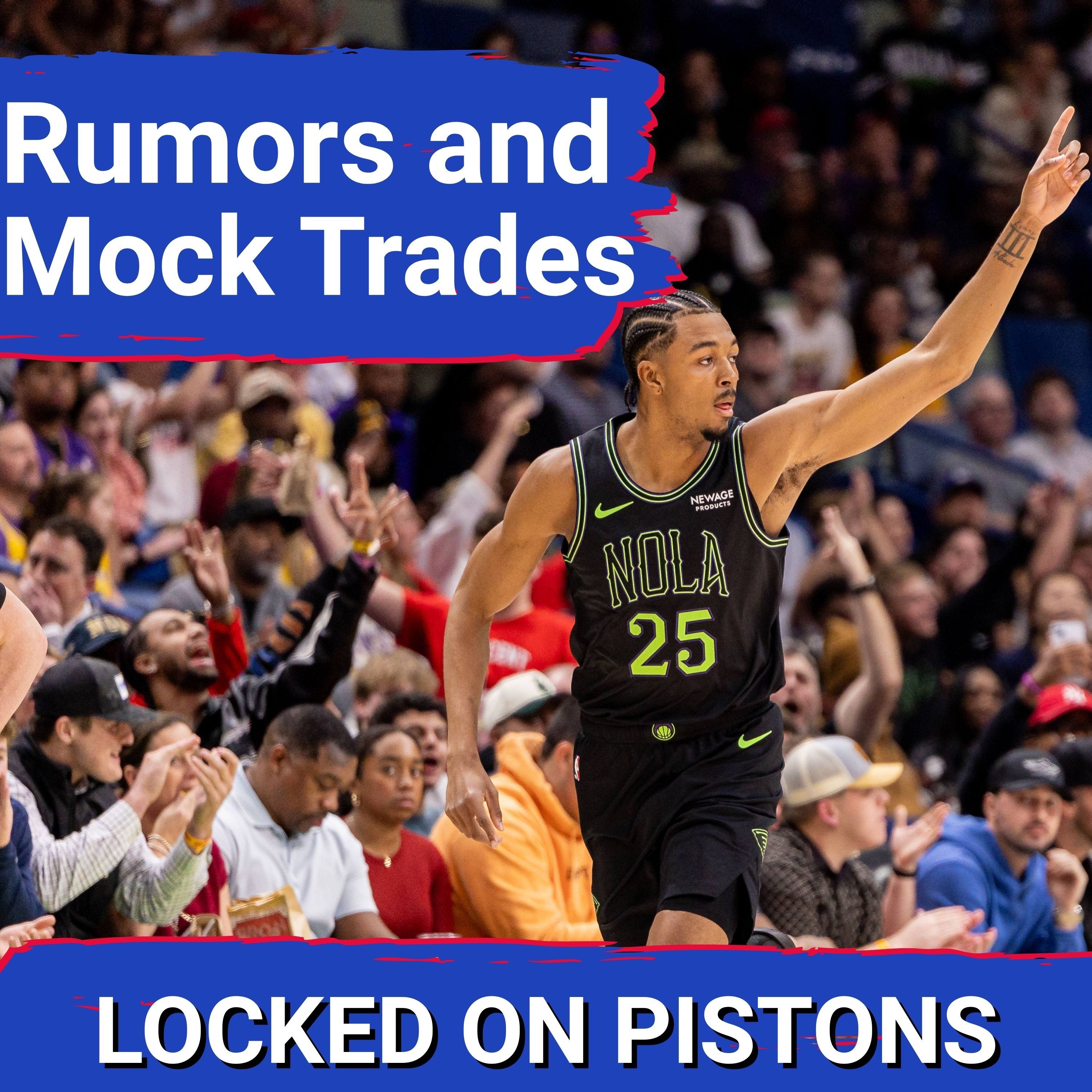 NBA Trade Rumors Surround Detroit Pistons As Bleacher Report Mock Trades For Trey Murphy III, Michael Porter Jr, Bennedict Mathurin