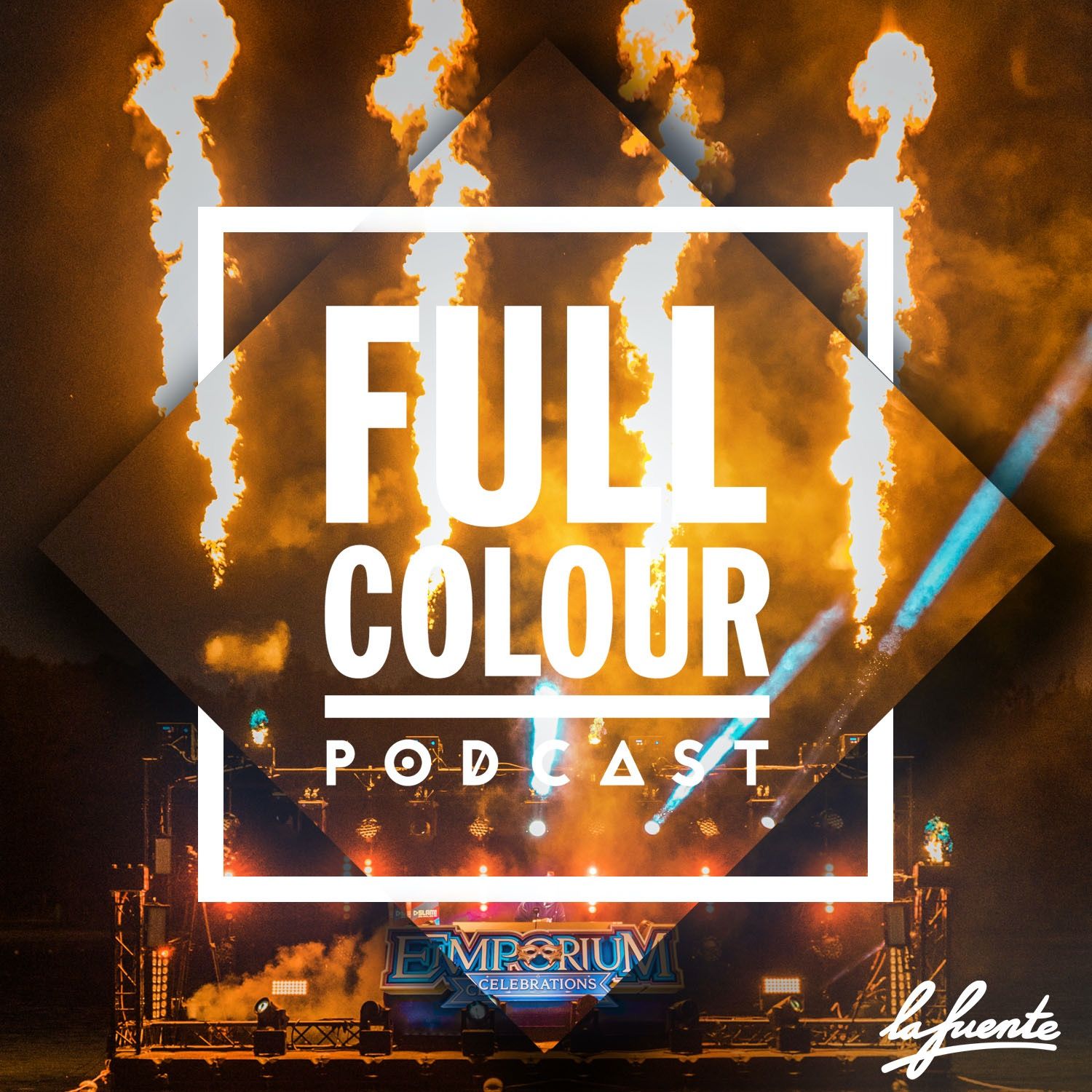 Full Colour - Fire Blazing