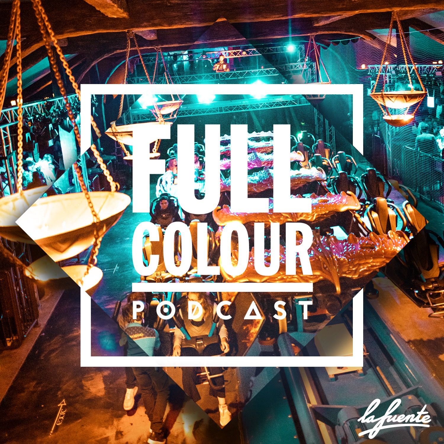 Full Colour - Blue Rollercoaster