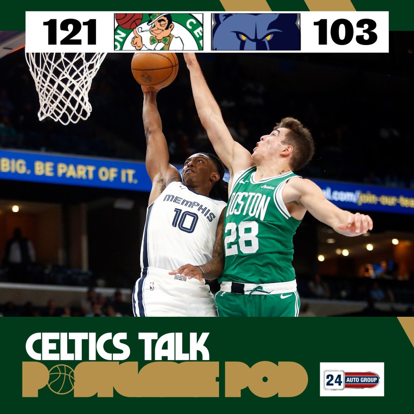 POSTGAME POD: Rolling out the HYPE TRAIN for the C's newcomers after impressive preseason opener ☘️
