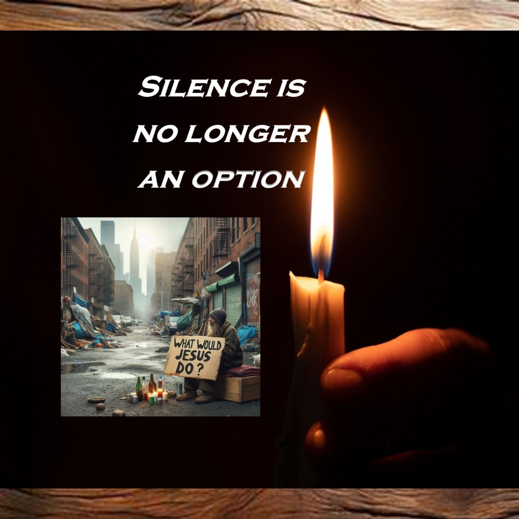 Silence is no longer an Option