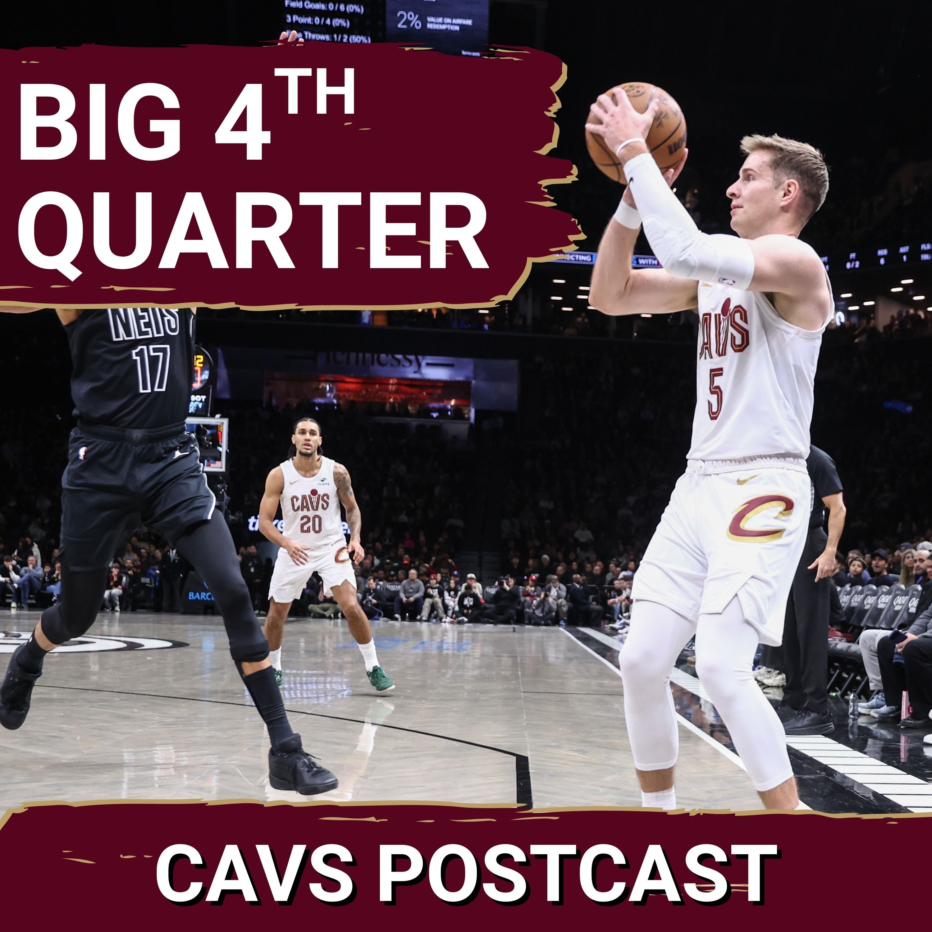 CAVS POSTCAST: Cleveland Cavaliers BARELY Scrape by Brooklyn Nets Behind James Harden's BIG Game