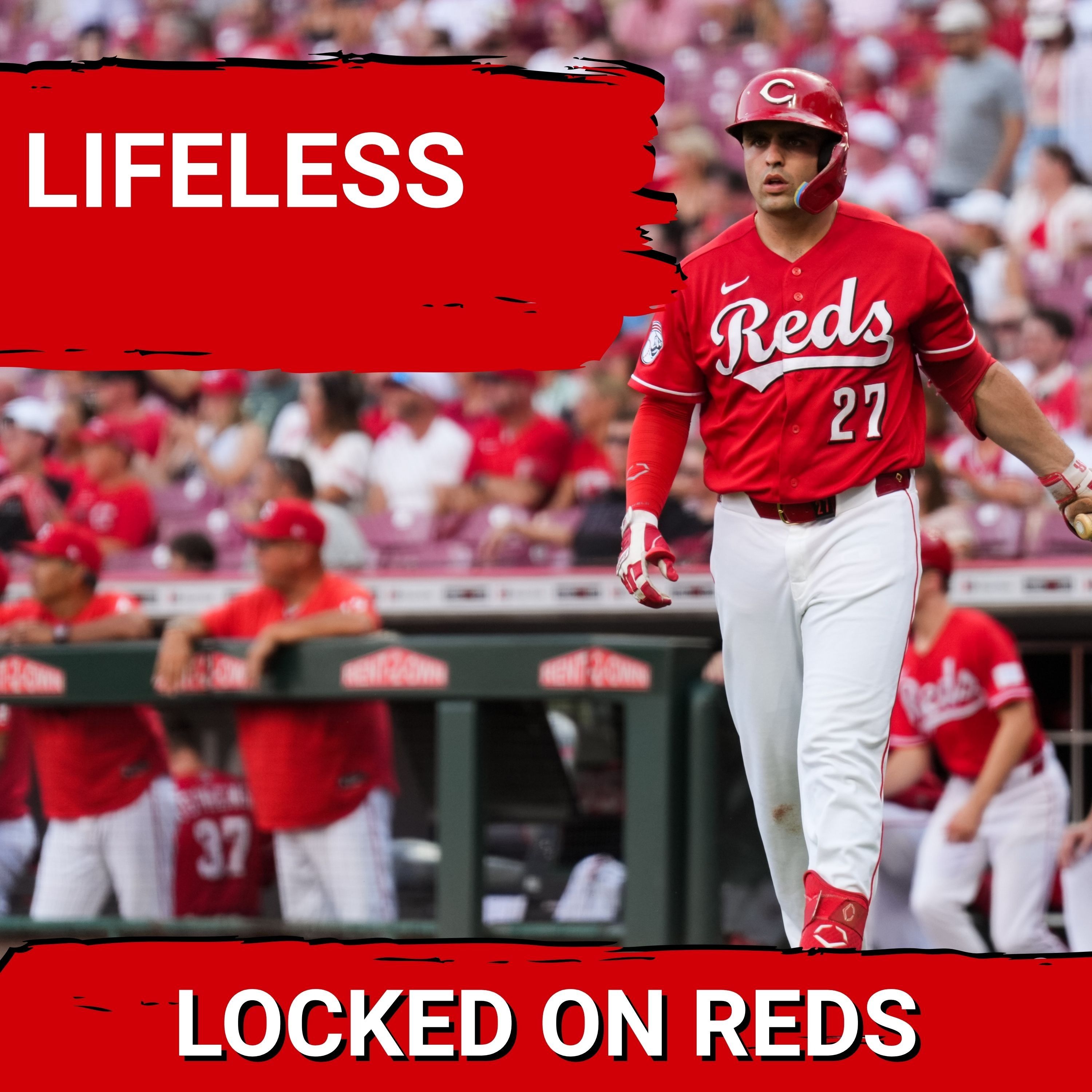 REDS POSTCAST: The Cincinnati Reds CRUMBLE As The San Diego Padres POUND 15 Hits and SHUTOUT Offense episode artwork