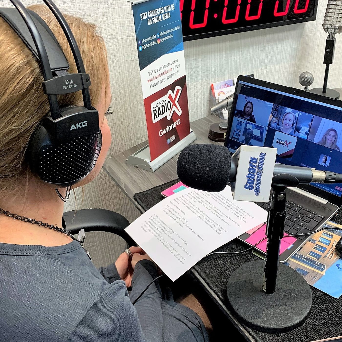 Hilda Abbott with WePartner Realty, Jonathan Watkins with Cancer Treatment Centers of America, and Dr. Juli Clay with Brenau University episode artwork