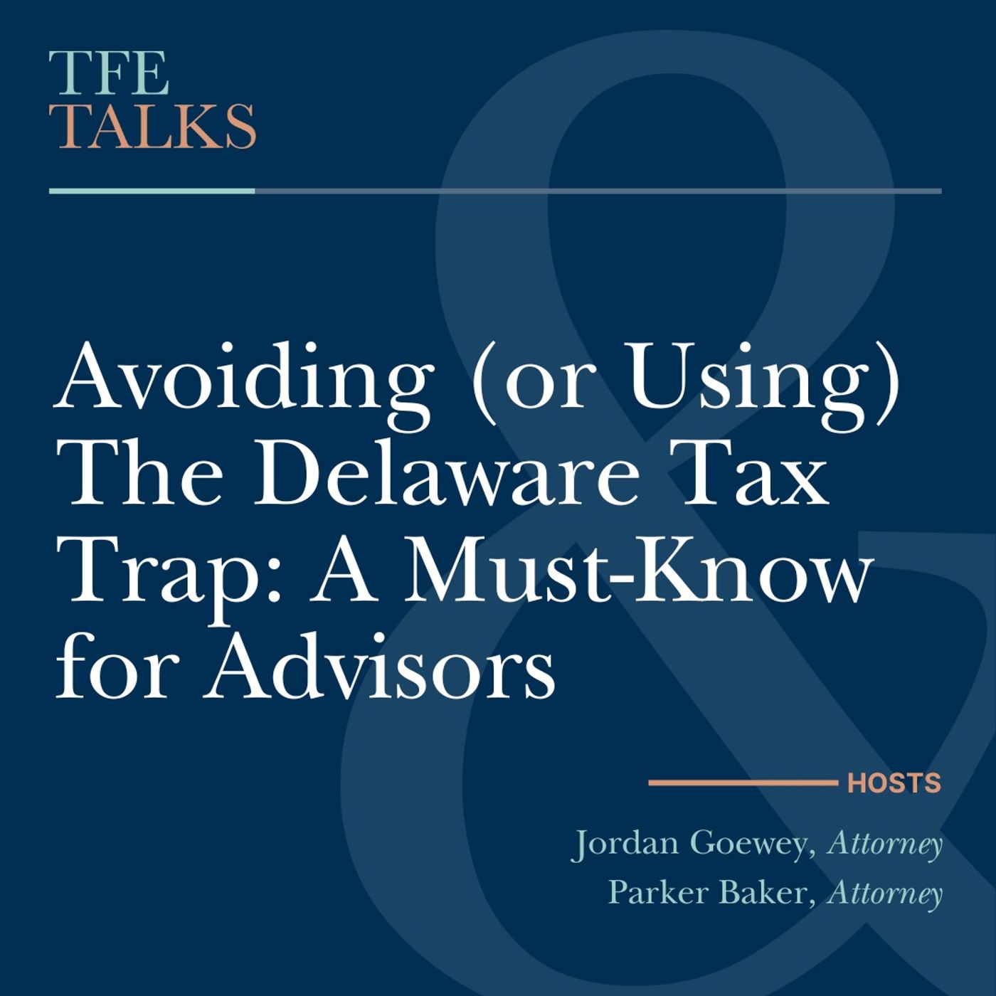 TFE Talks: Navigating Wealth, Business, and Legacy