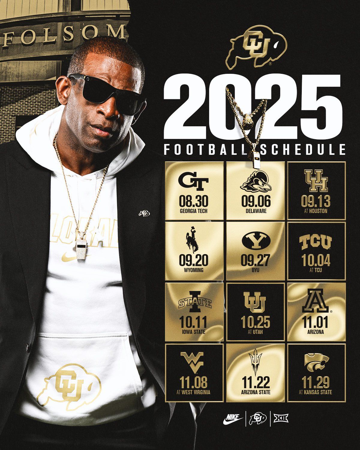 Reaction to Big 12  football schedule release as it pertains to the Colorado Buffaloes (Analysis with Brian Howell) episode artwork