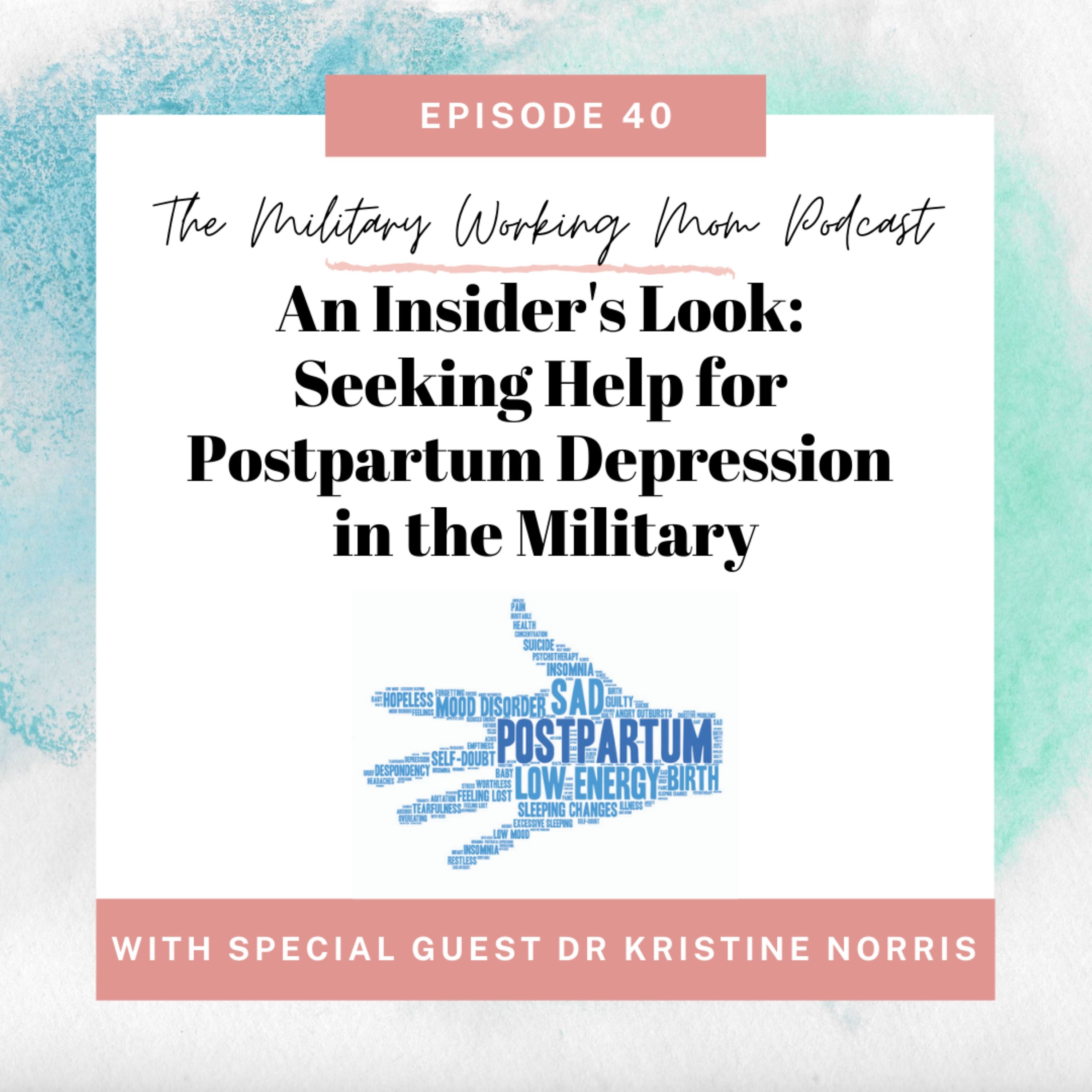 An Insider's Look: Seeking Help for Postpartum Depression in the Military (featuring Dr. Kristine Norris)