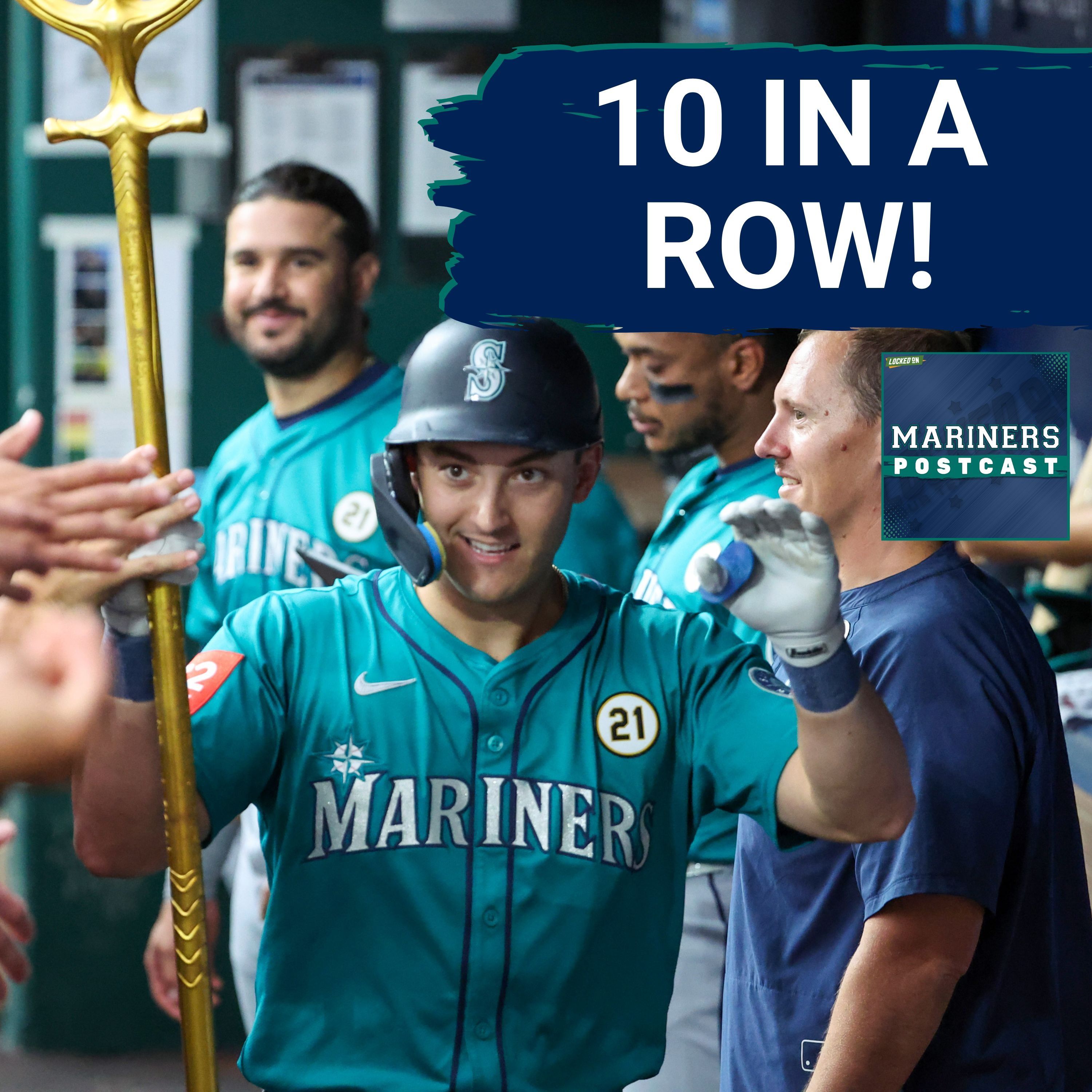 MARINERS POSTCAST: Seattle Mariners STEAMROLL Kansas City Royals to win 10th STRAIGHT