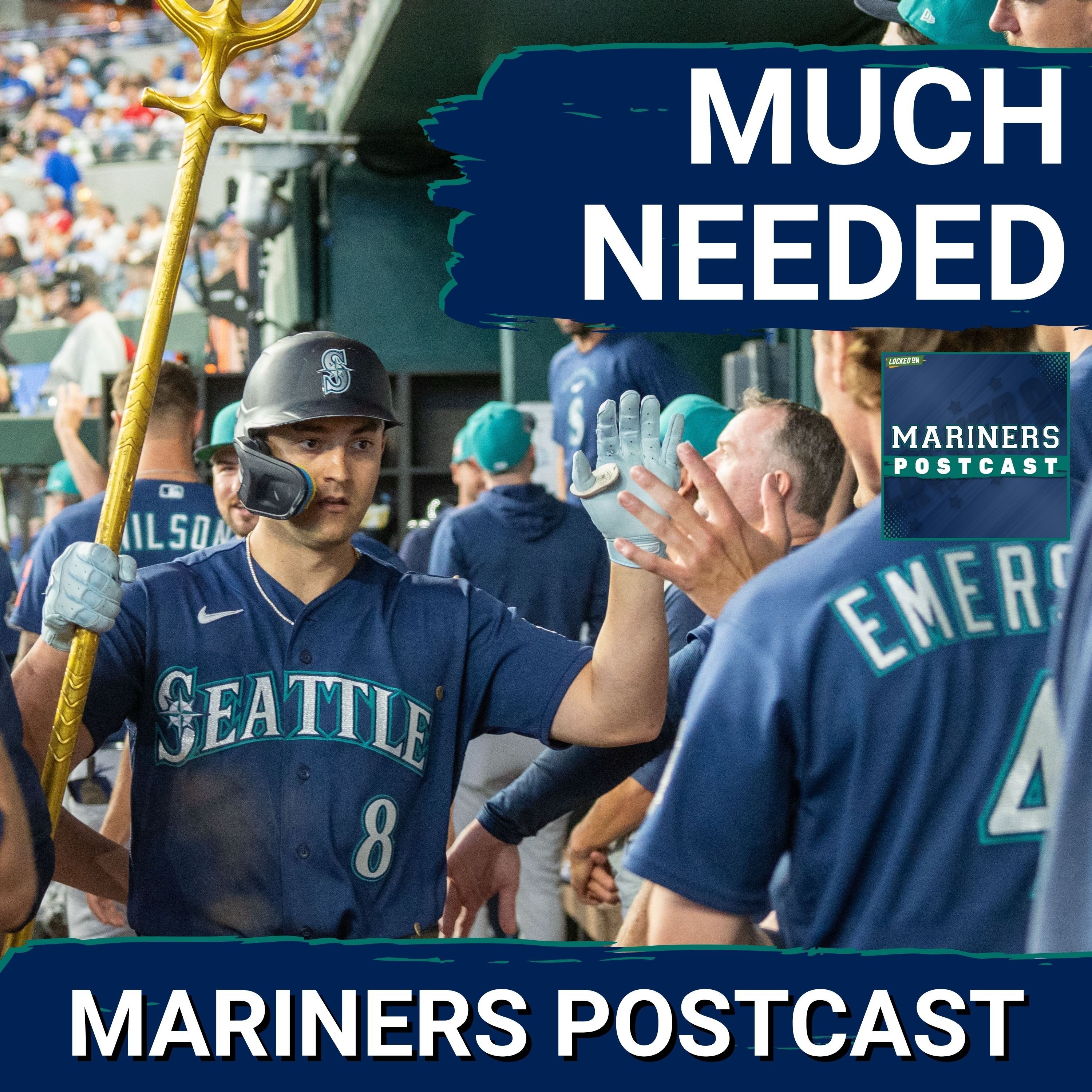 MARINERS POSTCAST: Seattle Mariners get MUCH NEEDED WIN vs Texas Rangers episode artwork