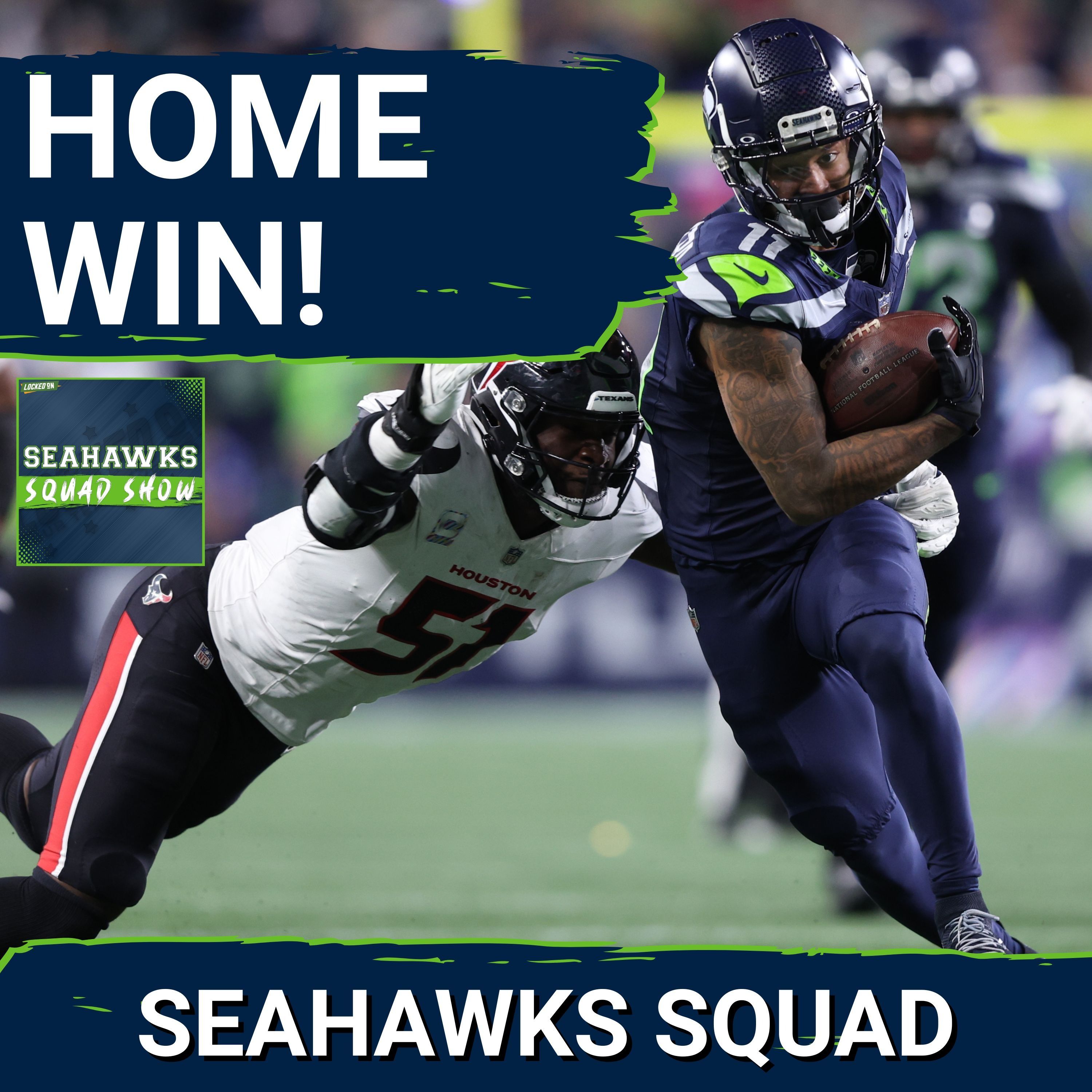 SEAHAWKS SQUAD SHOW: Seattle Seahawks DEFENSE DOMINATES at home vs Houston Texans on MNF