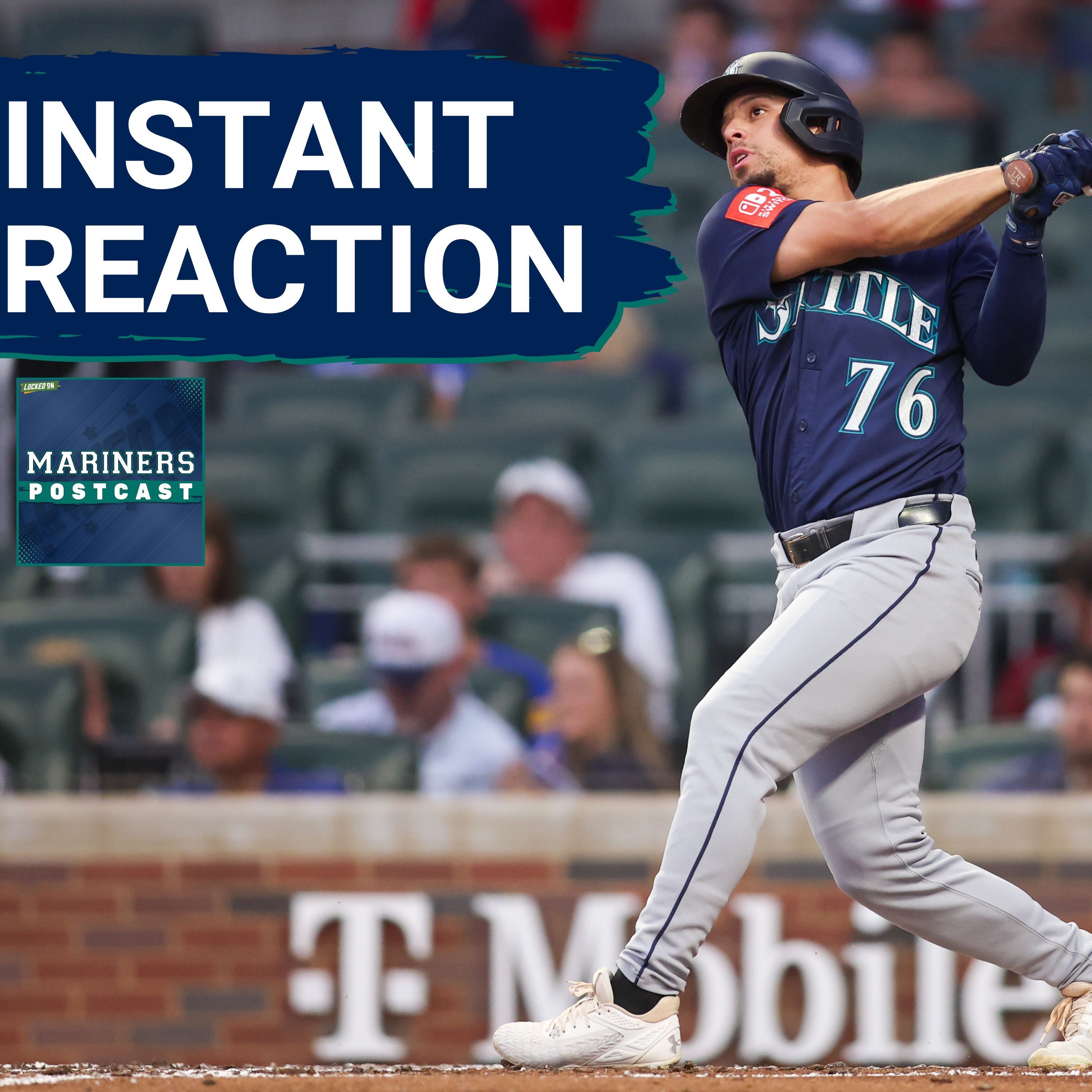 MARINERS POSTCAST: Seattle Mariners CONTINUE TO LOSE vs Atlanta Braves