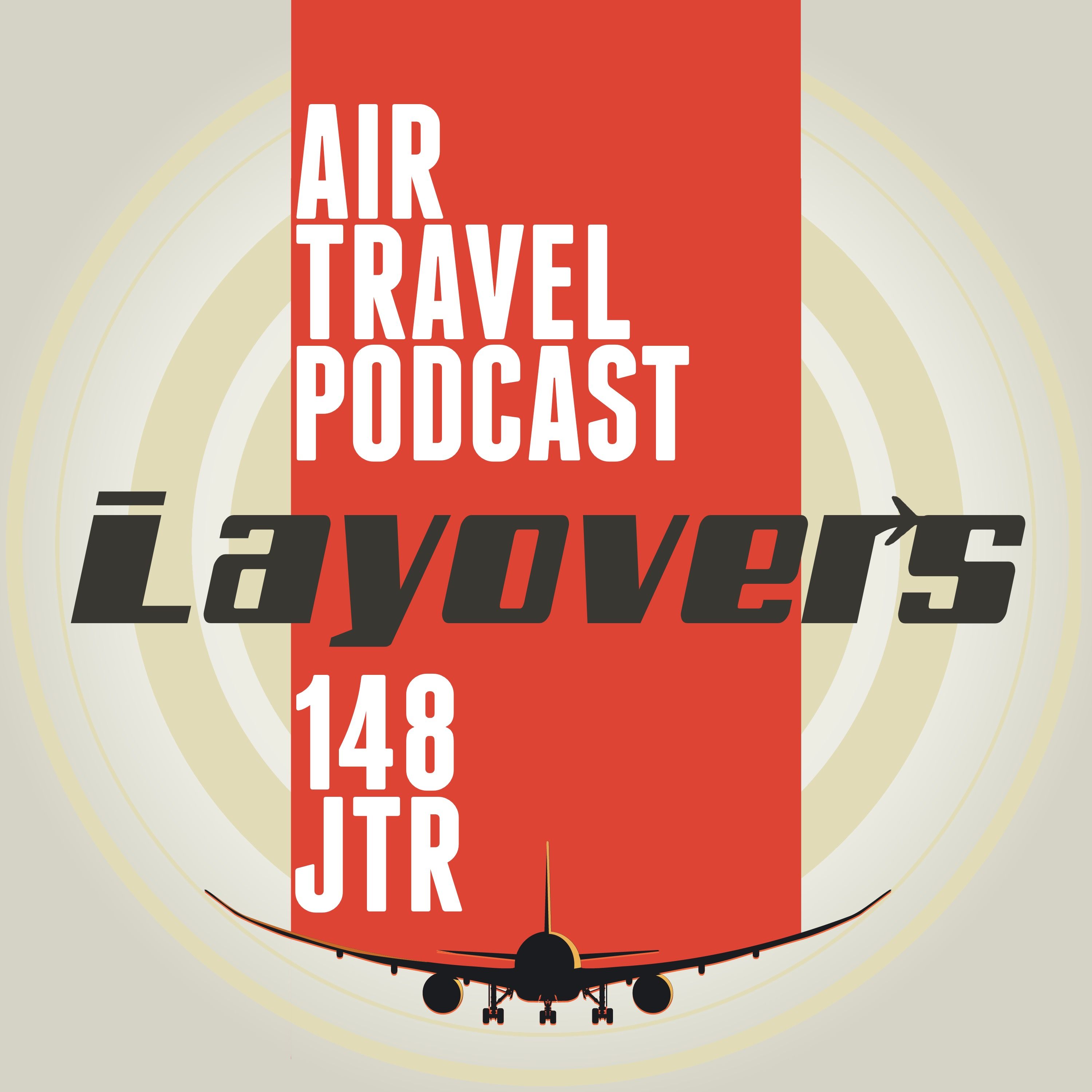 cover of episode 148 JTR - double upgrade bug, Hoper islands copters, BA transatlantic variance, 747s of the seas, easyJet Plus, Air India tragedy