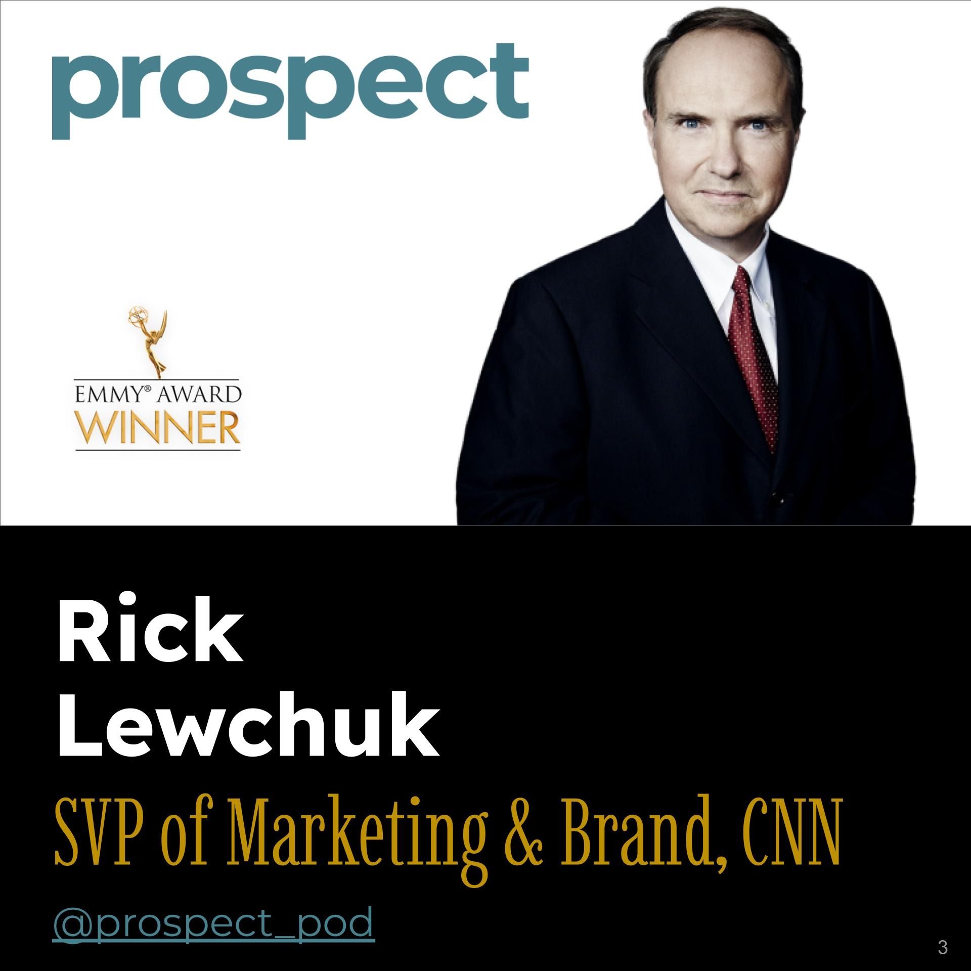 Rick Lewchuk, SVP of Marketing and Brand Standards at CNN
