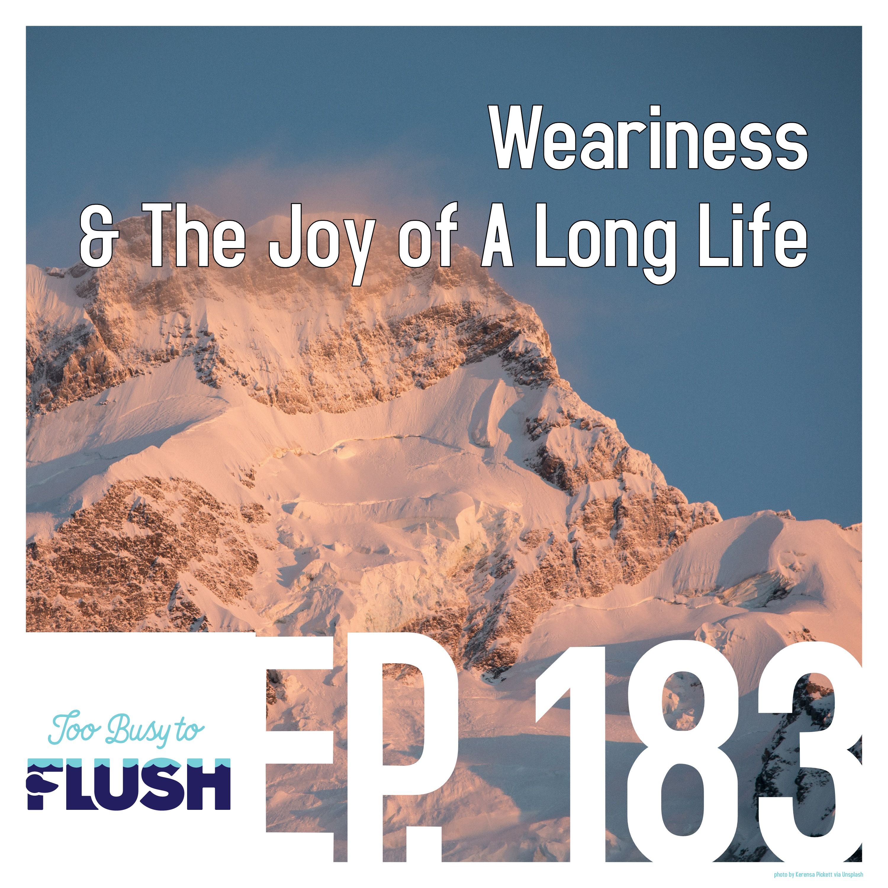Weariness & The Joy of a Long LIfe