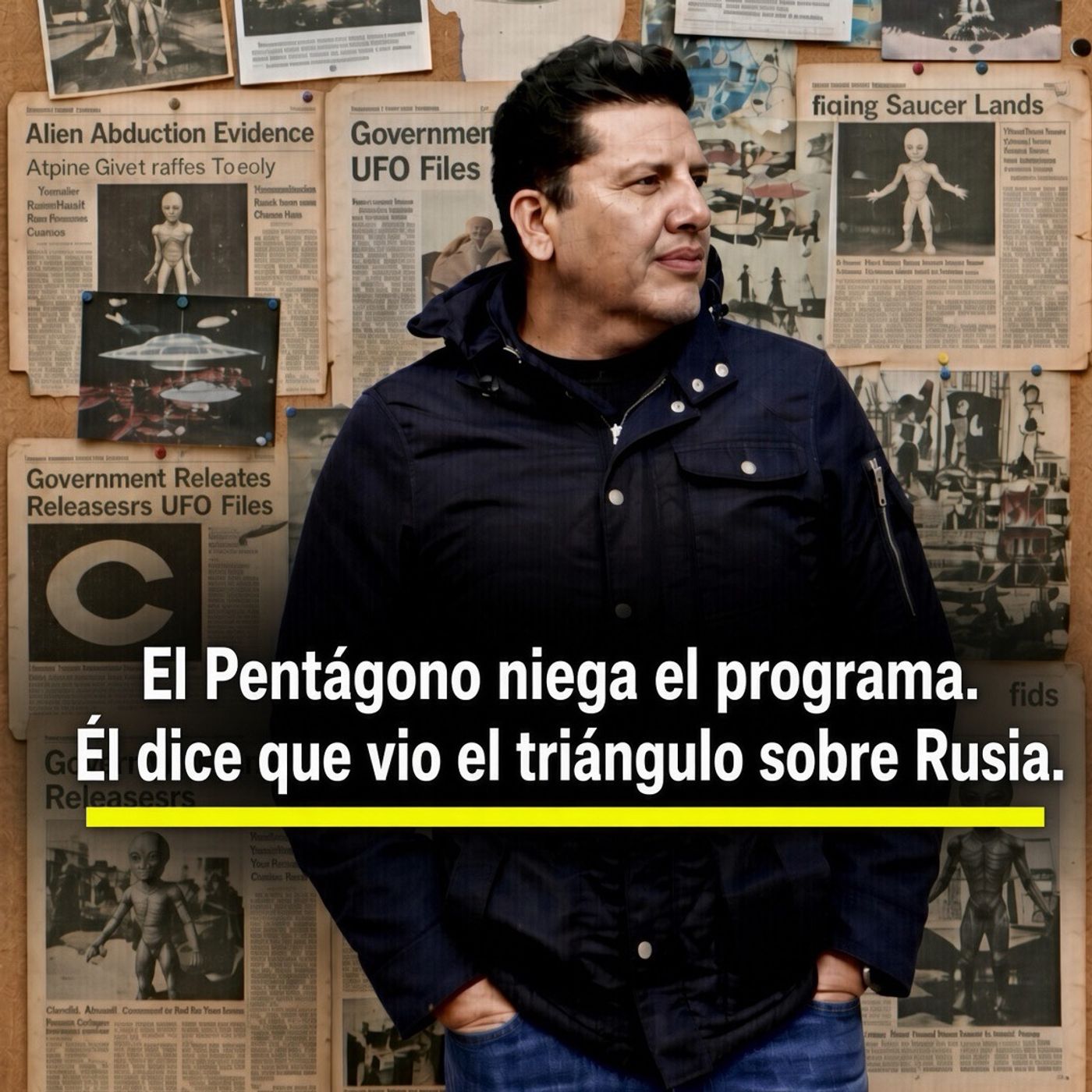 (SEGUNDA PARTE)El Pentágono niega el programa. Él dice que vio el triángulo sobre Rusia.