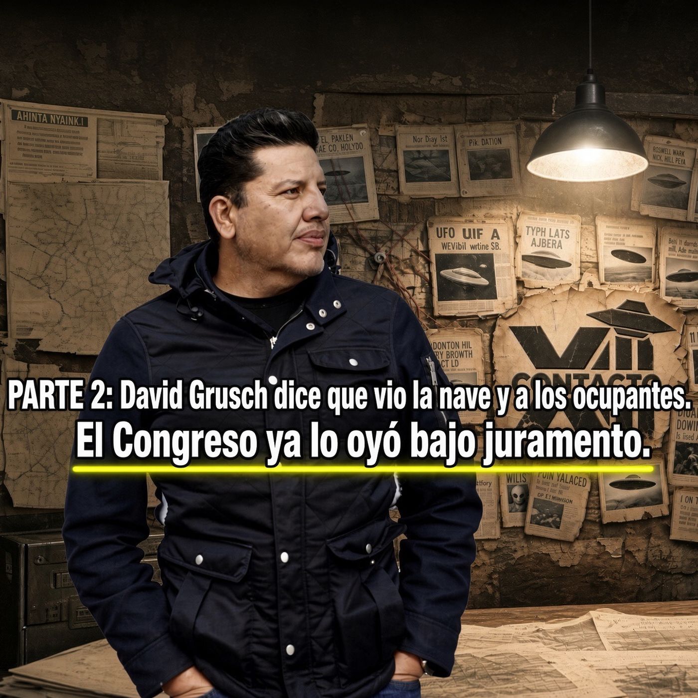 (PARTE 2)David Grusch dice que vio la nave y a los ocupantes. El Congreso ya lo oyó bajo juramento. episode artwork