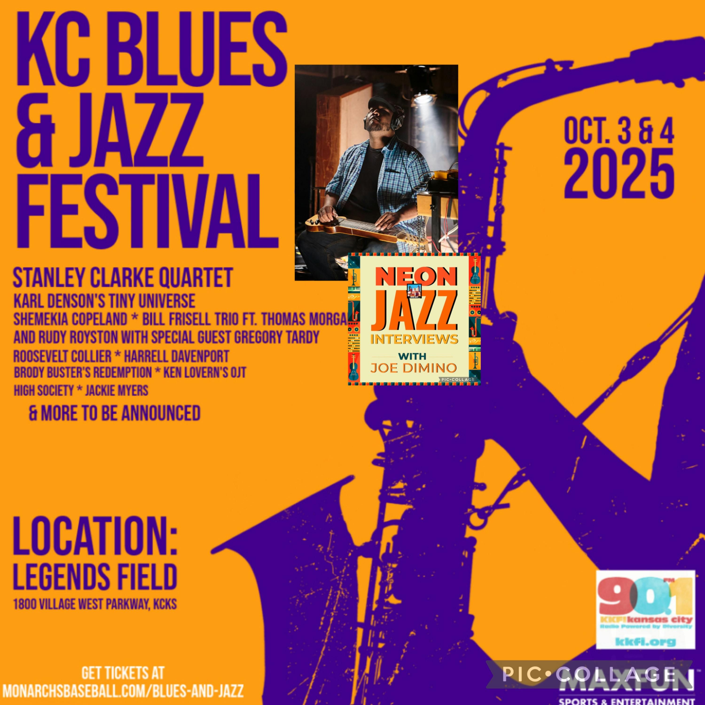 Blues Pedal Steel Guitarist Roosevelt Collier on the 2025 KC Jazz & Blues Festival episode artwork