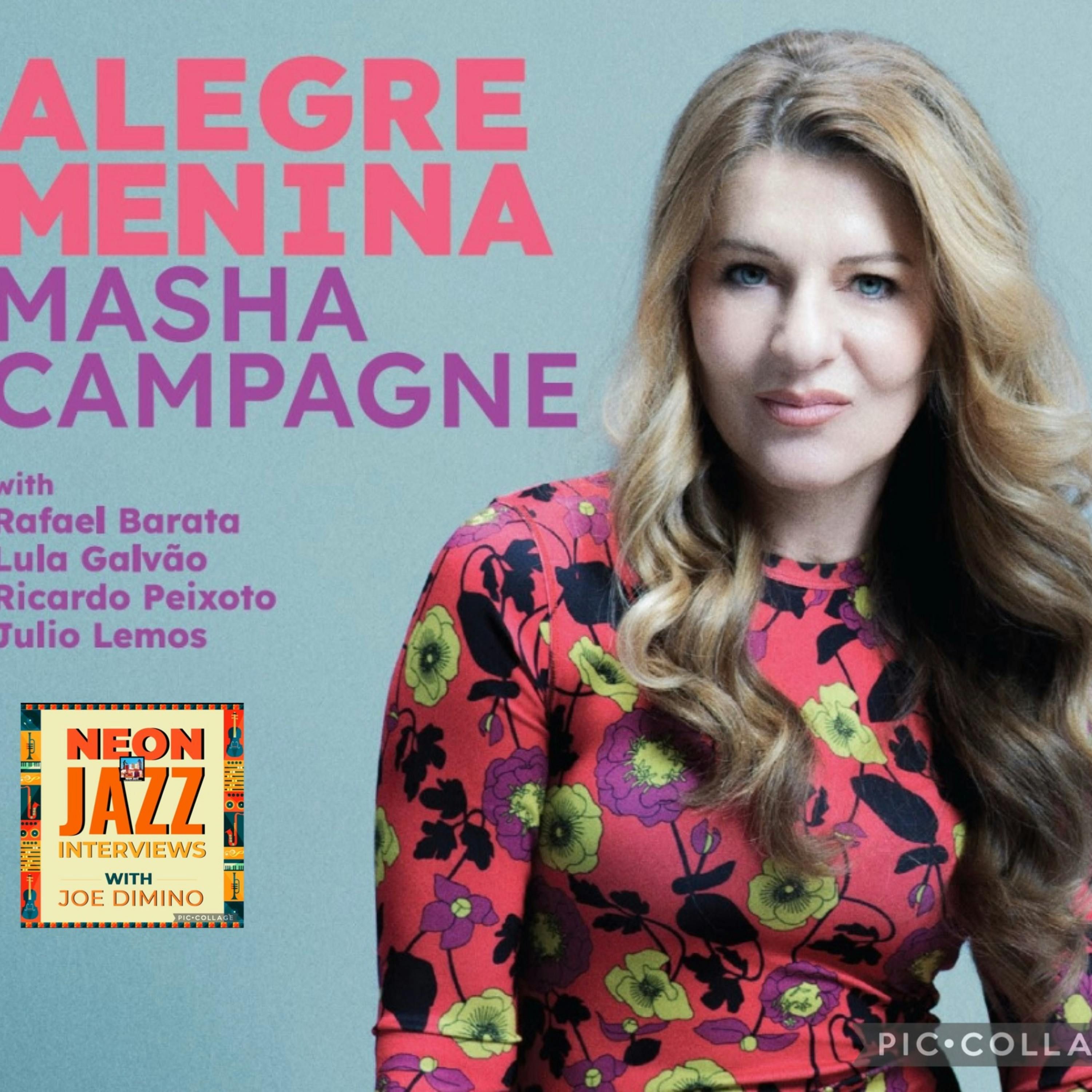 San Francisco-based Vocalist, Songwriter & Producer Masha Campagne on Alegre Menina & Jazz Journeys episode artwork