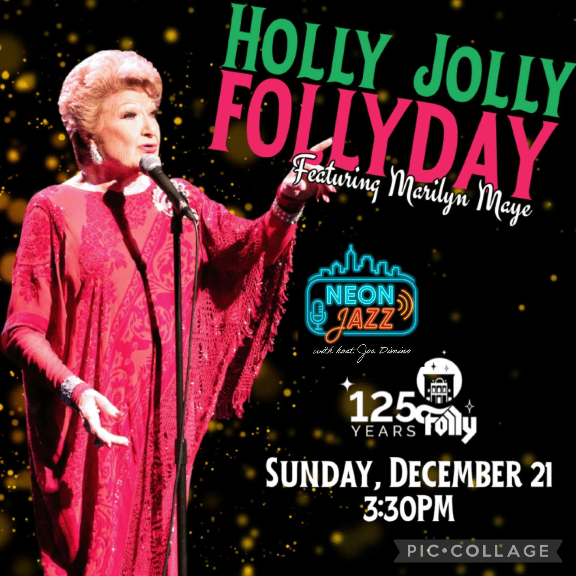Legendary Marilyn Maye on The Holly Jolly Follyday at The Folly on 12.21.25 episode artwork