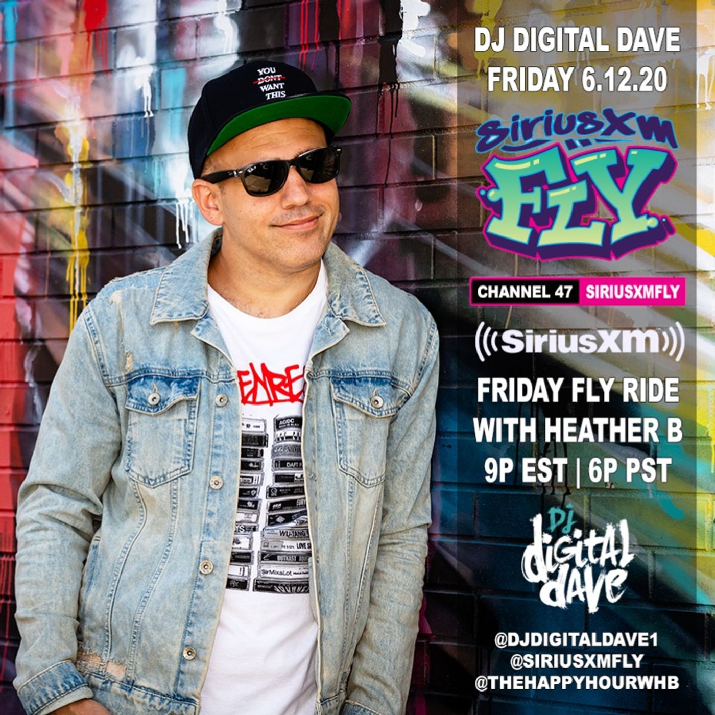 Live On The Friday FLY Ride on SiriusXM 6.12.20 - DJ Digital Dave