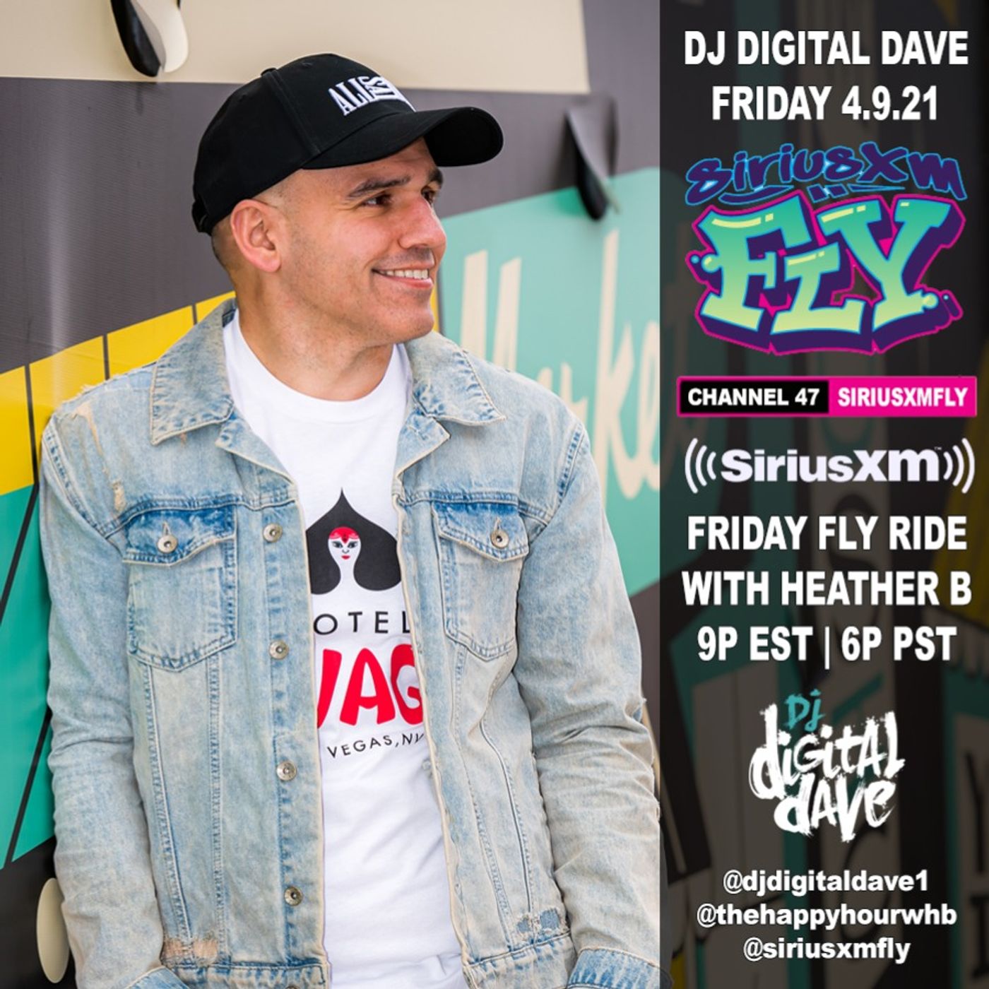 Live On The Friday FLY Ride on SiriusXM 4.9.21 - DJ Digital Dave