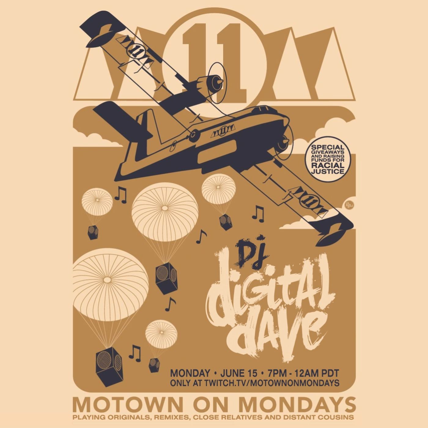 Live From Motown On Mondays 6.15.20 - DJ Digital Dave