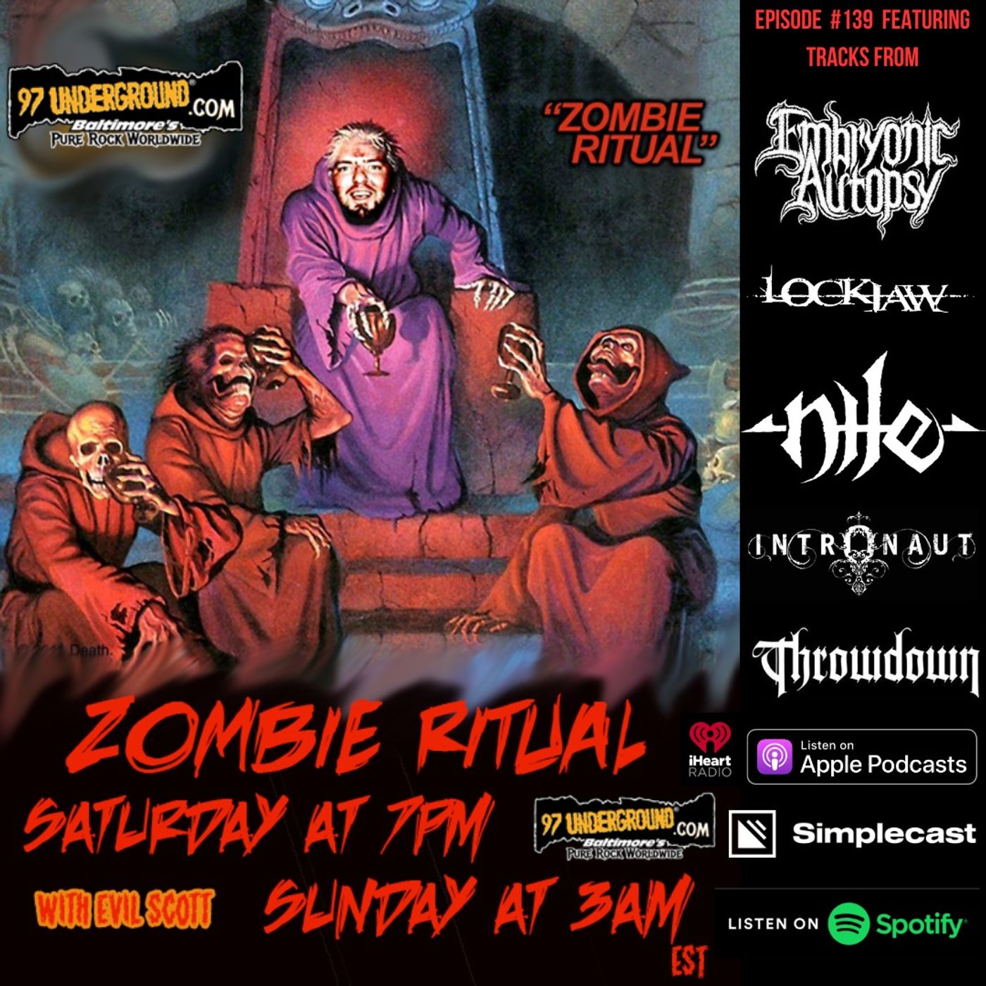 Zombie Ritual Radio 139 episode artwork